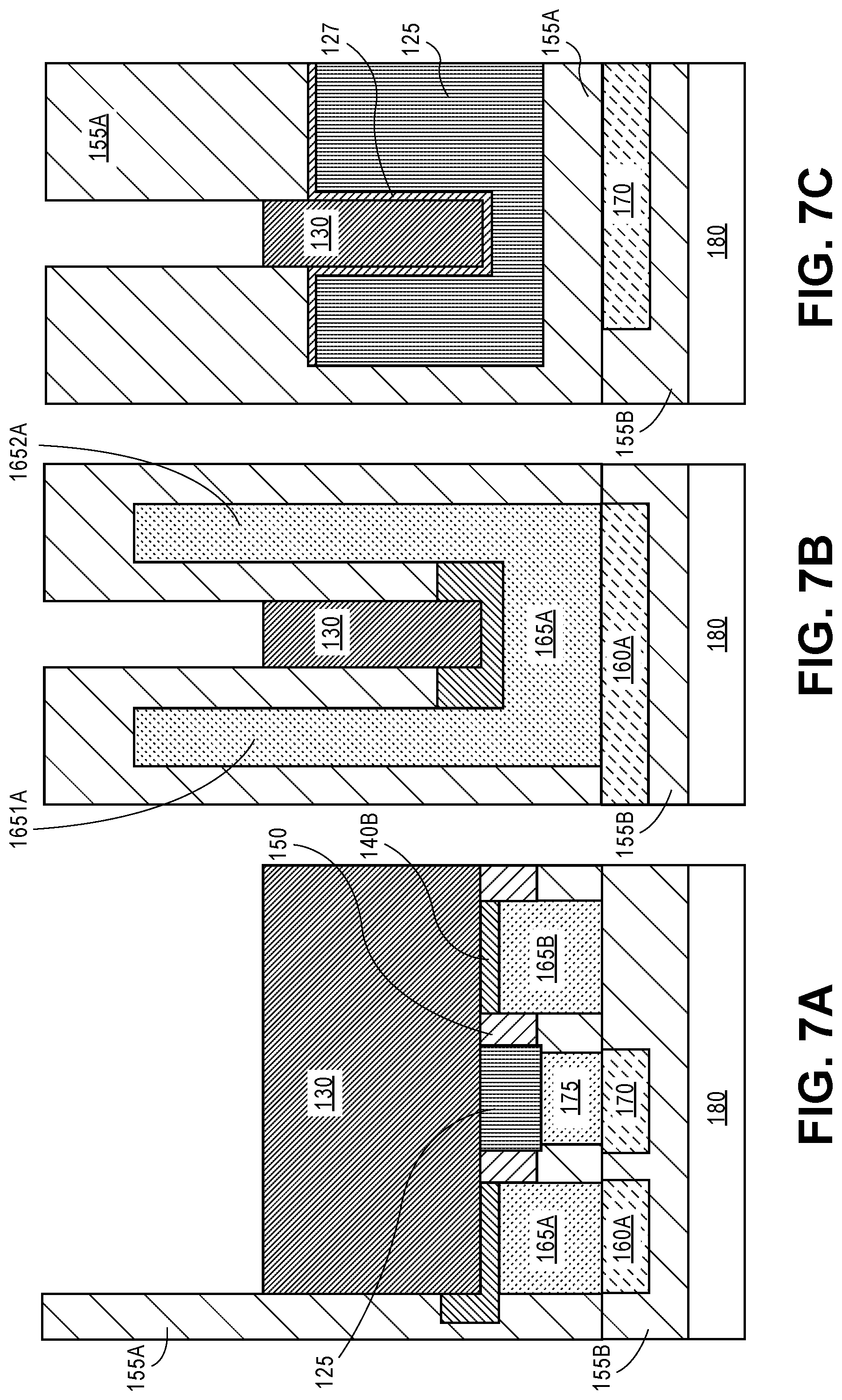 Patent US12100761 Figure 7 – Wrap-around source/drain method of making contacts for backside metals