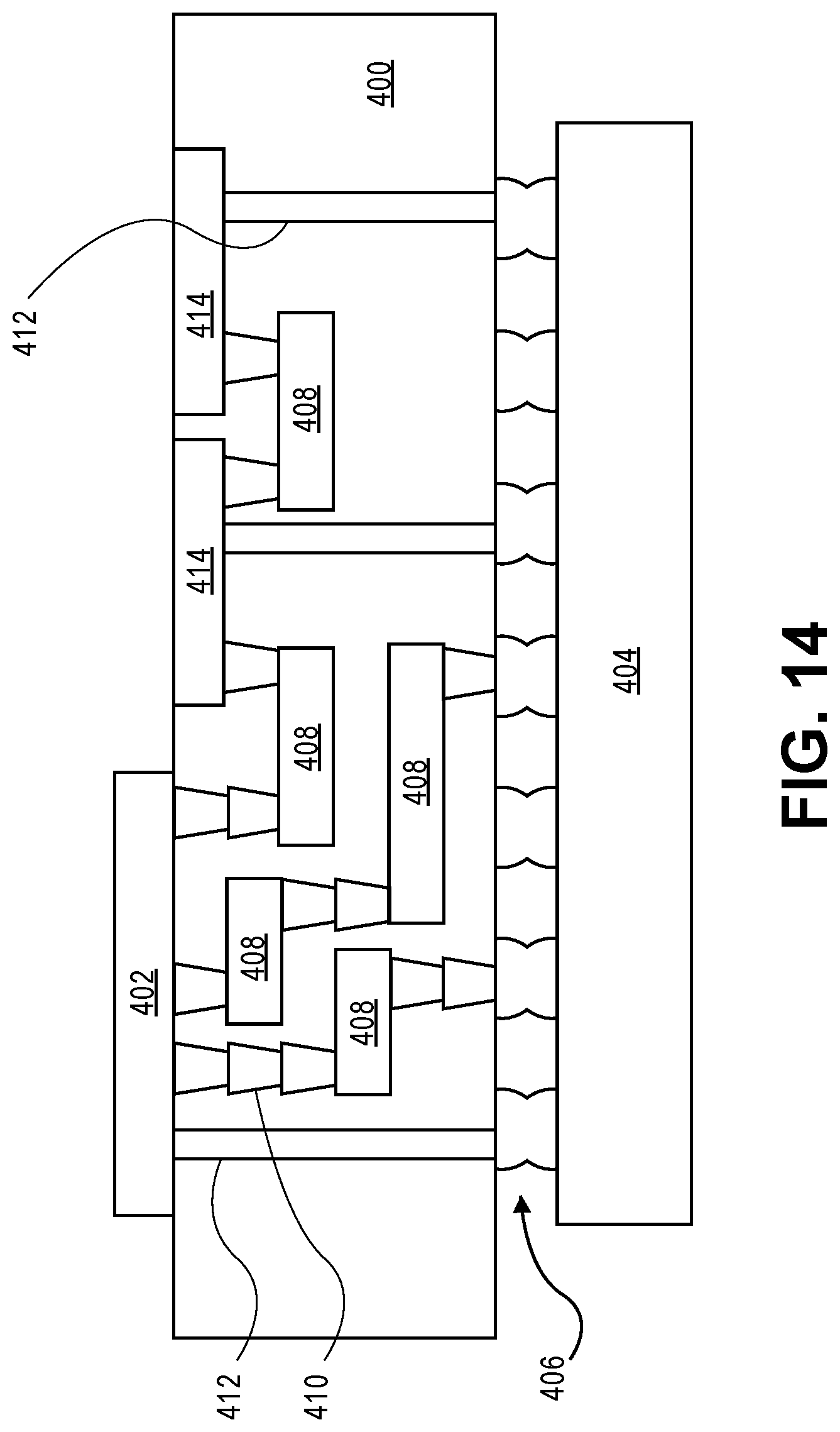 Patent US12100762 Figure 14 – Wrap-around source/drain method of making contacts for backside metals