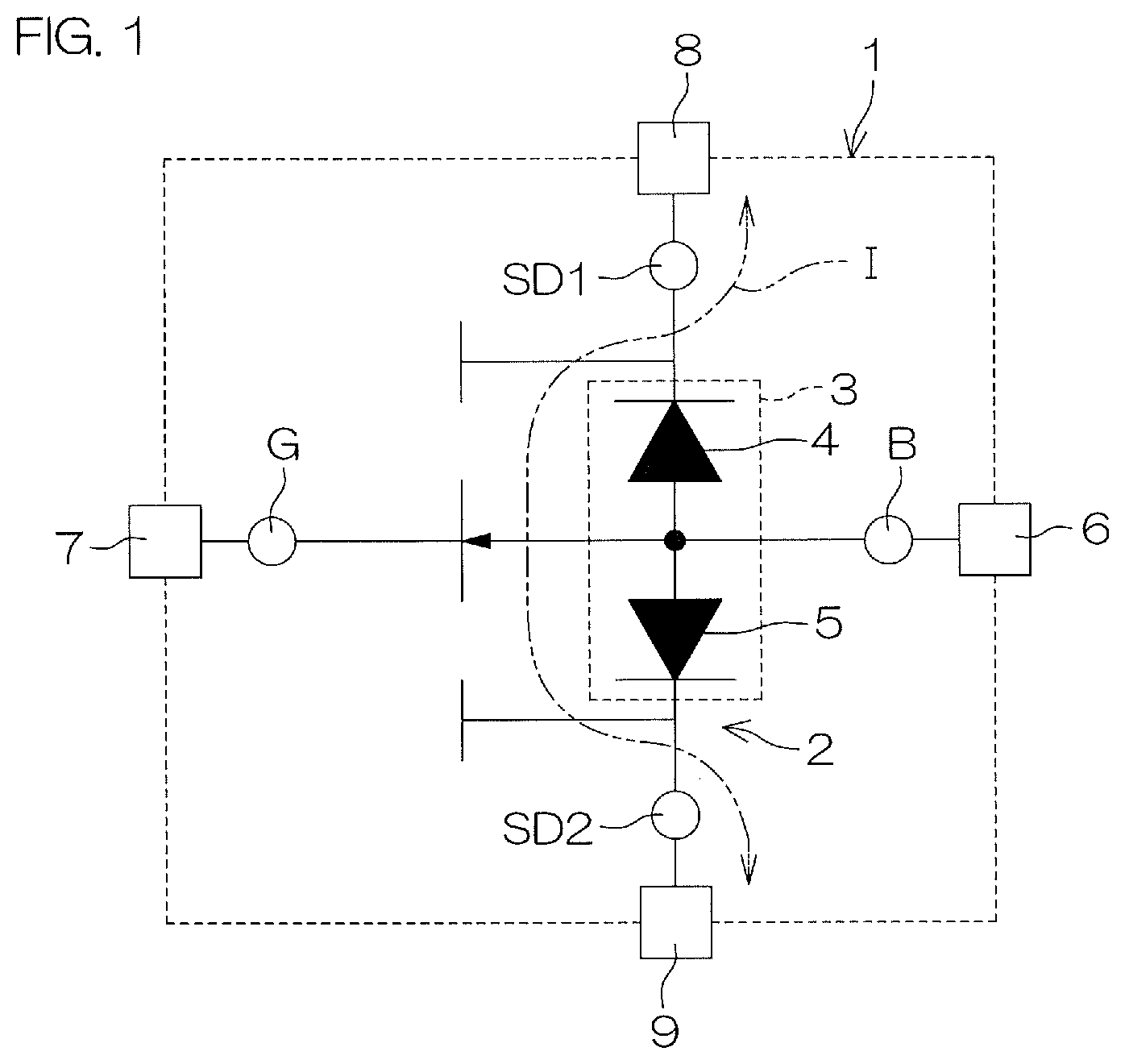 Patent US12100764 Figure 1 – Semiconductor device