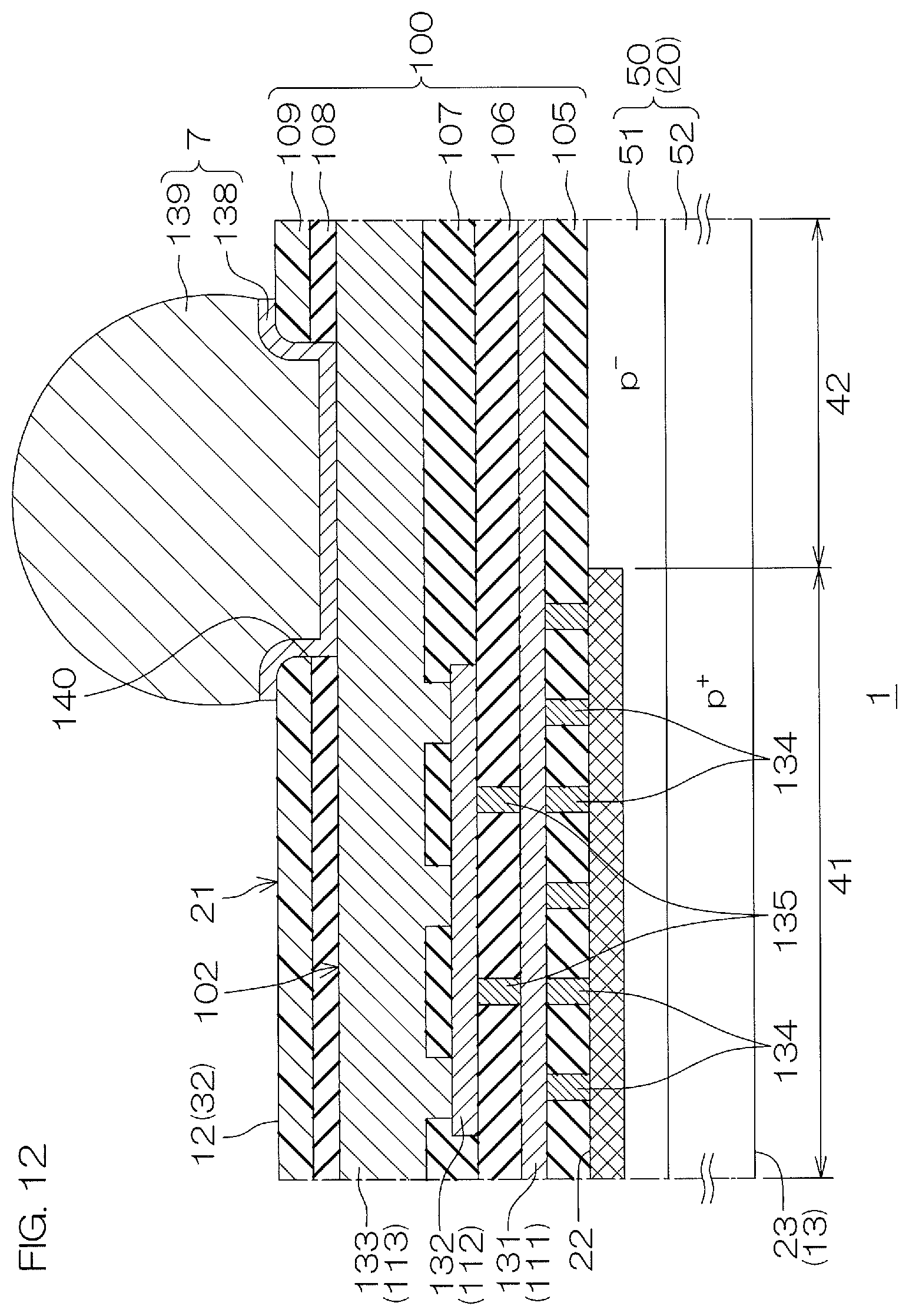 Patent US12100764 Figure 14 – Semiconductor device