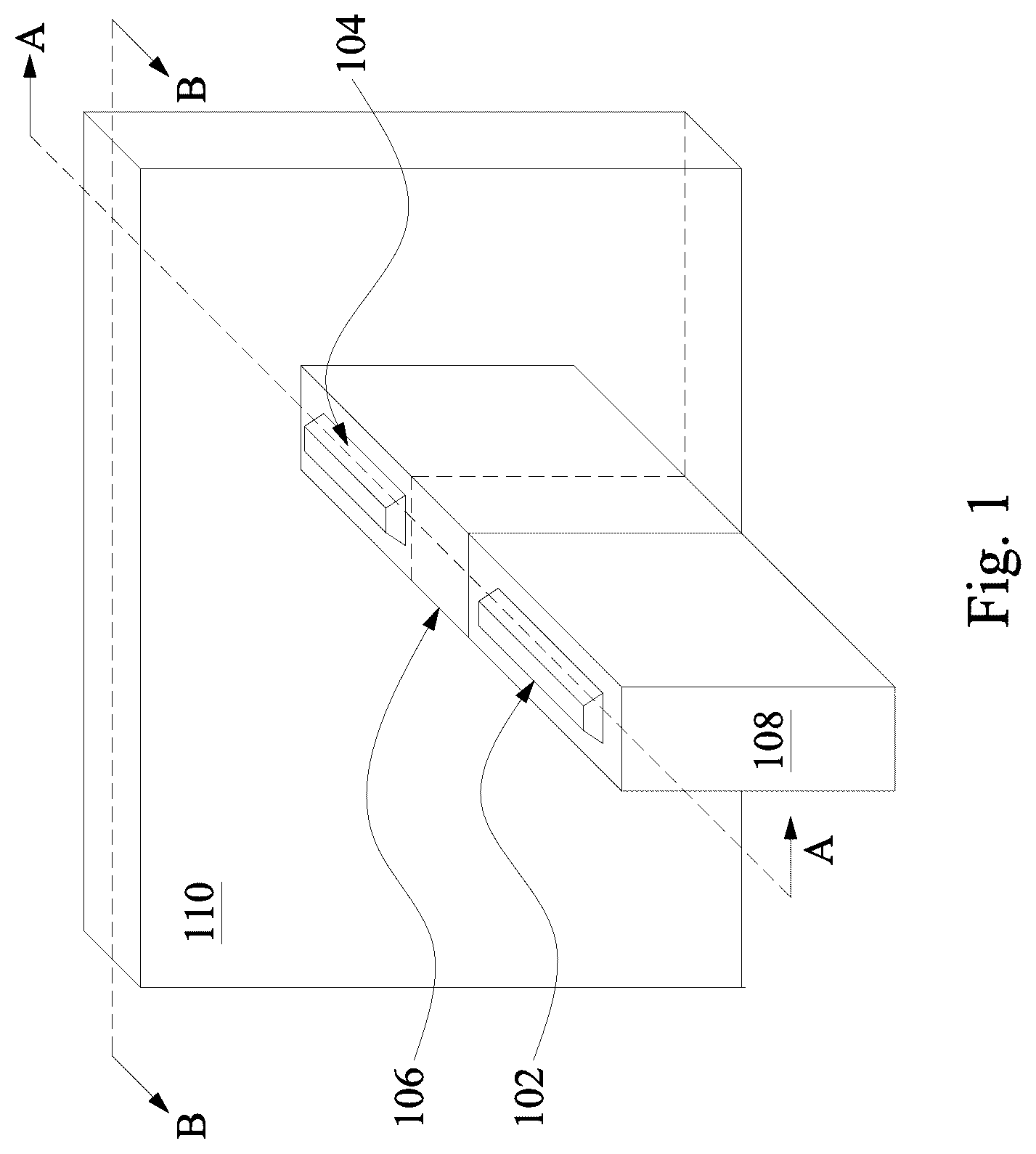 Patent US12100767 Figure 1 – Strained gate semiconductor device having an interlayer dielectric doped with large species material