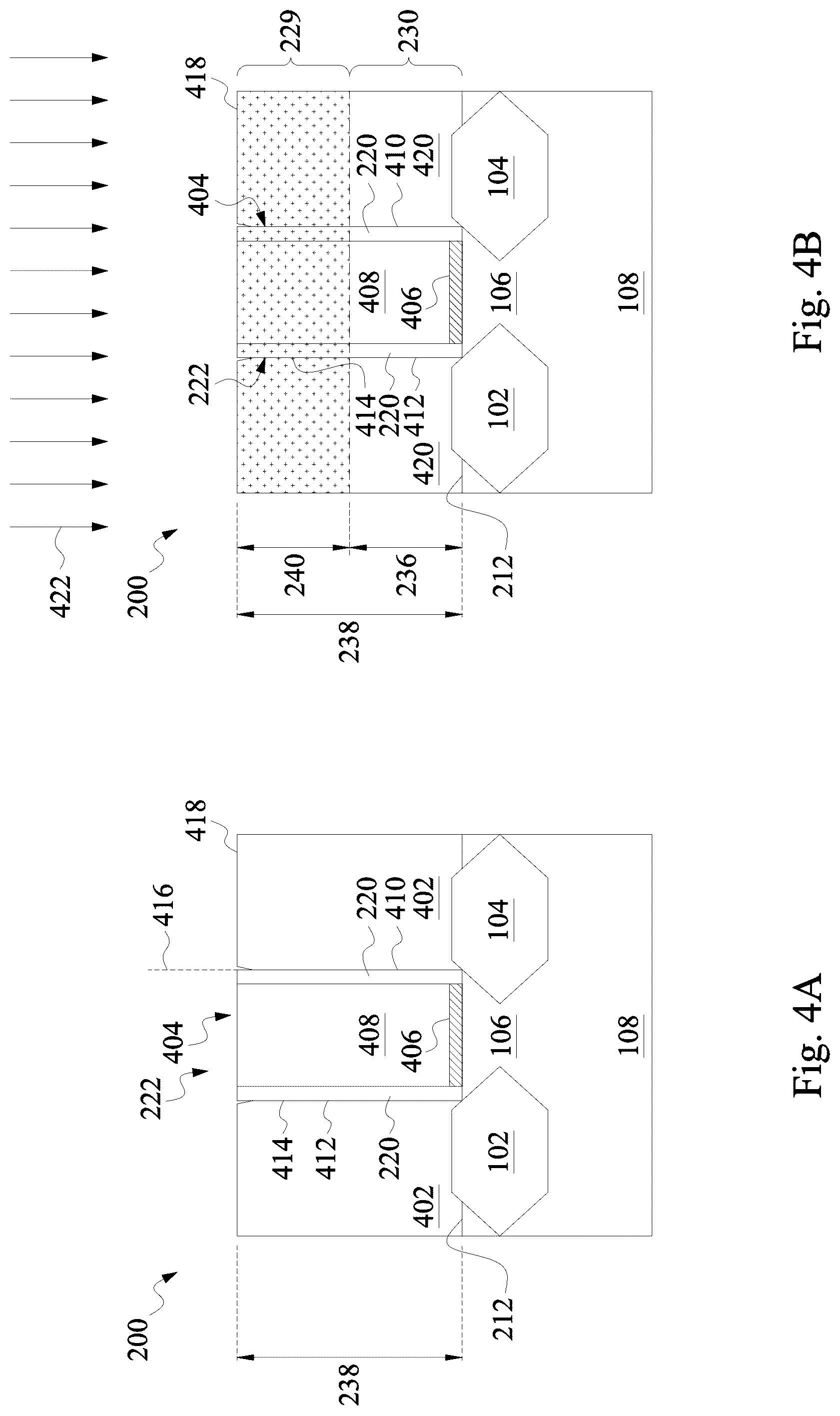 Patent US12100767 Figure 3 – Strained gate semiconductor device having an interlayer dielectric doped with large species material