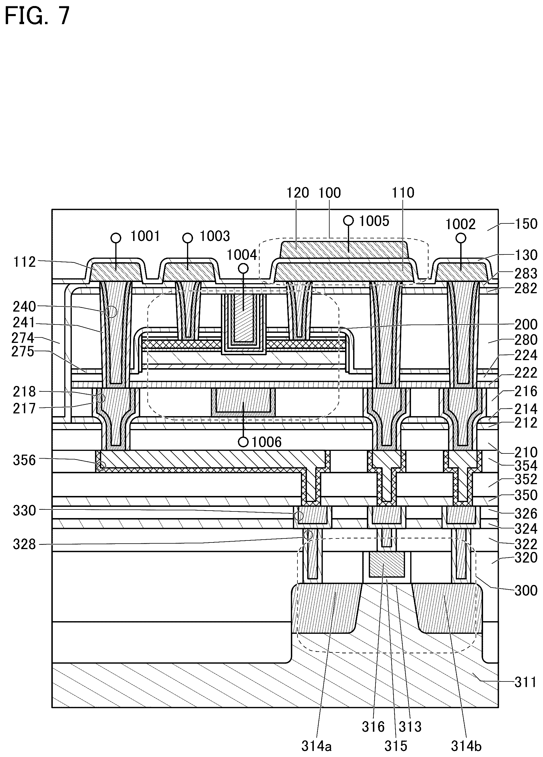 Patent US12100768 Figure 7 – Semiconductor device