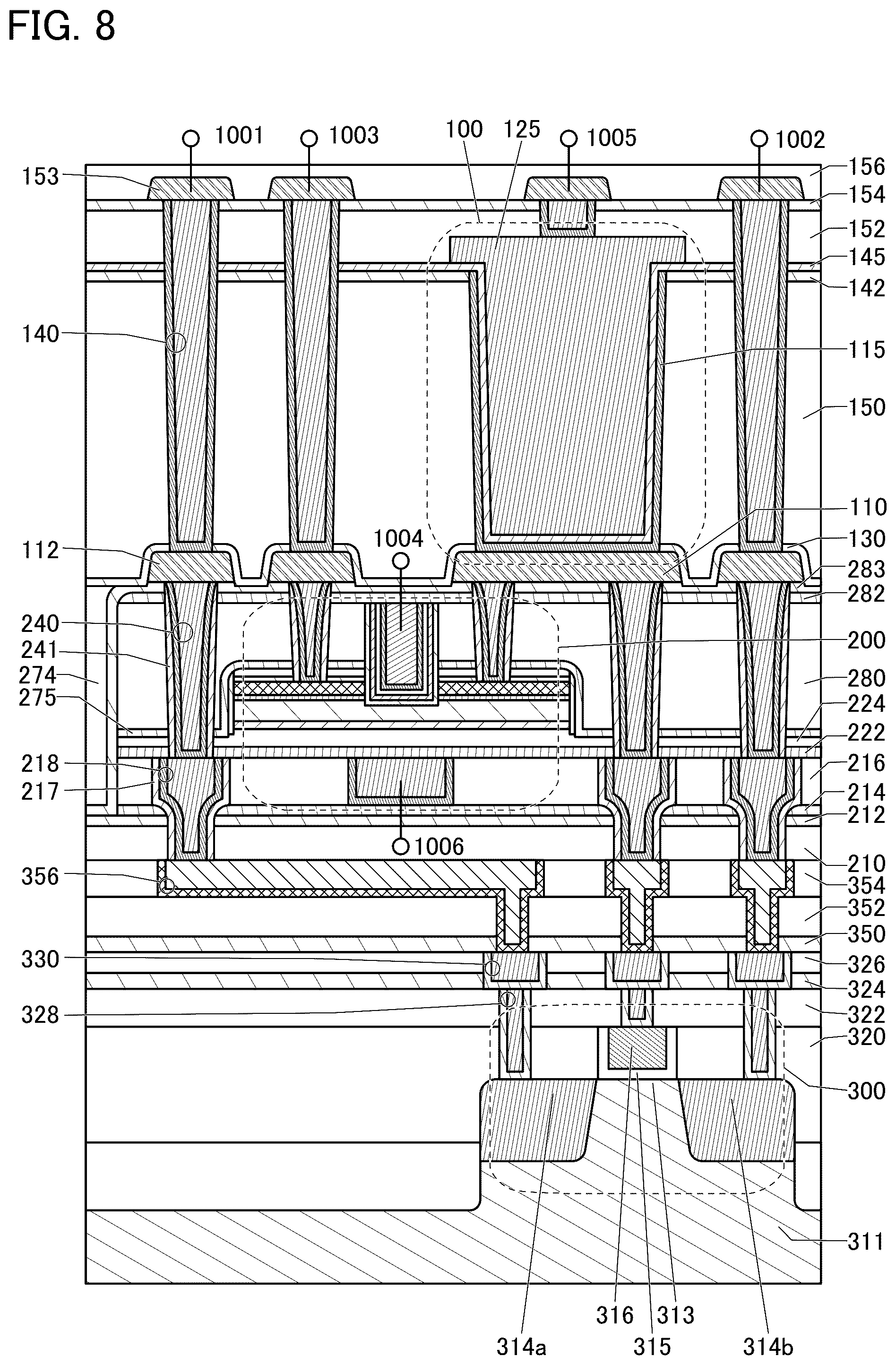 Patent US12100768 Figure 8 – Semiconductor device