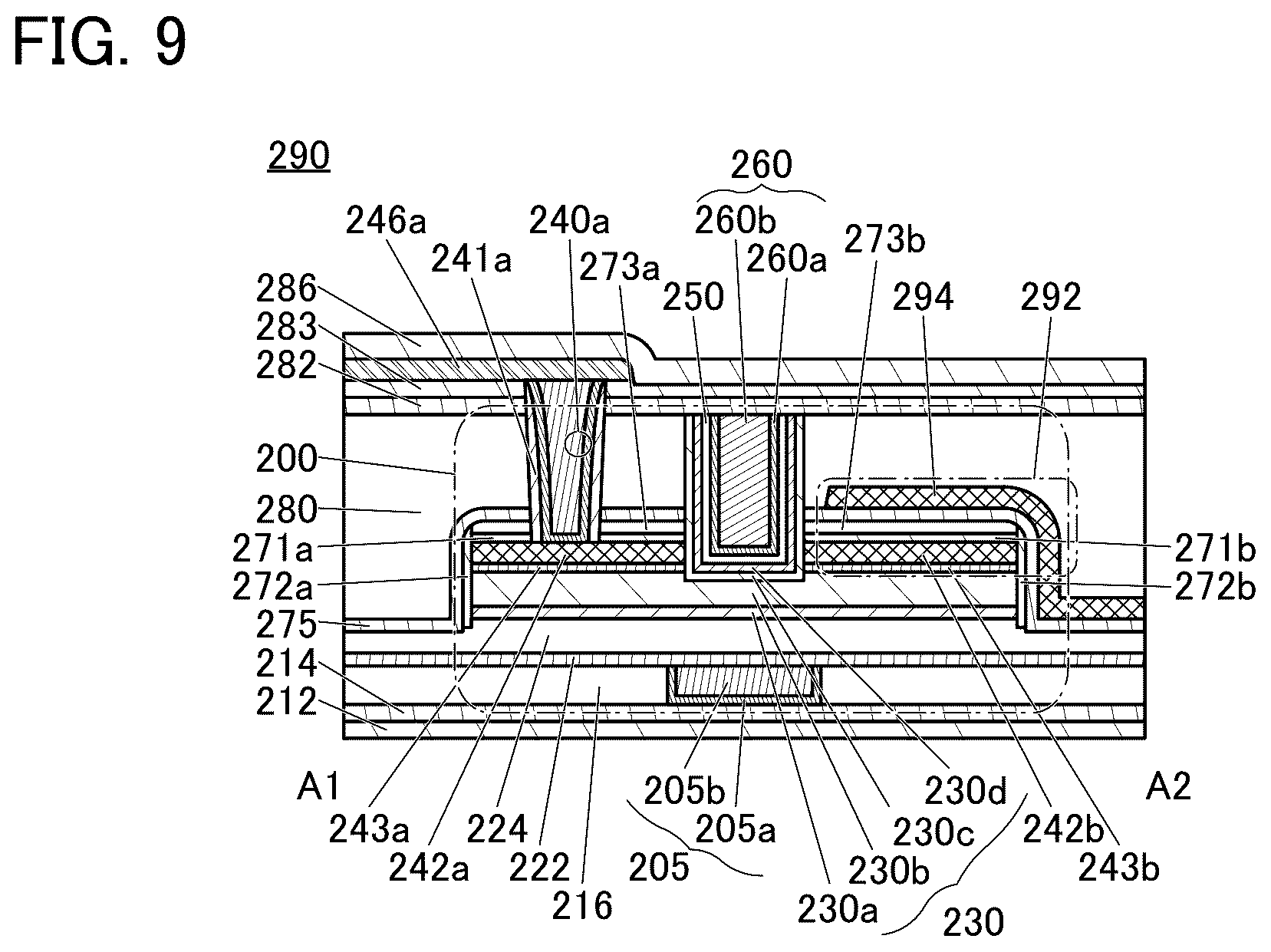 Patent US12100768 Figure 9 – Semiconductor device