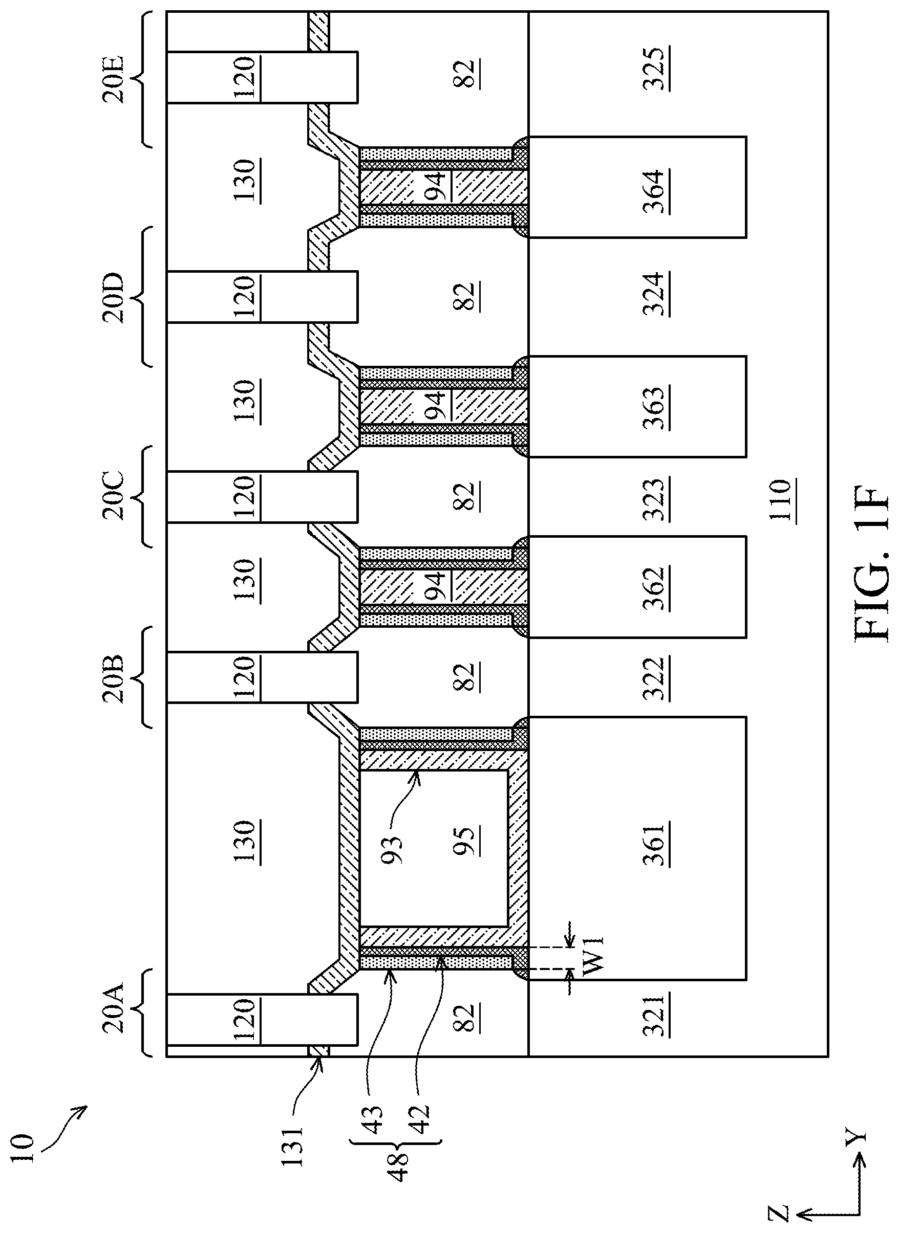 Patent US12100770 Figure 5 – Field effect transistor with gate isolation structure and method
