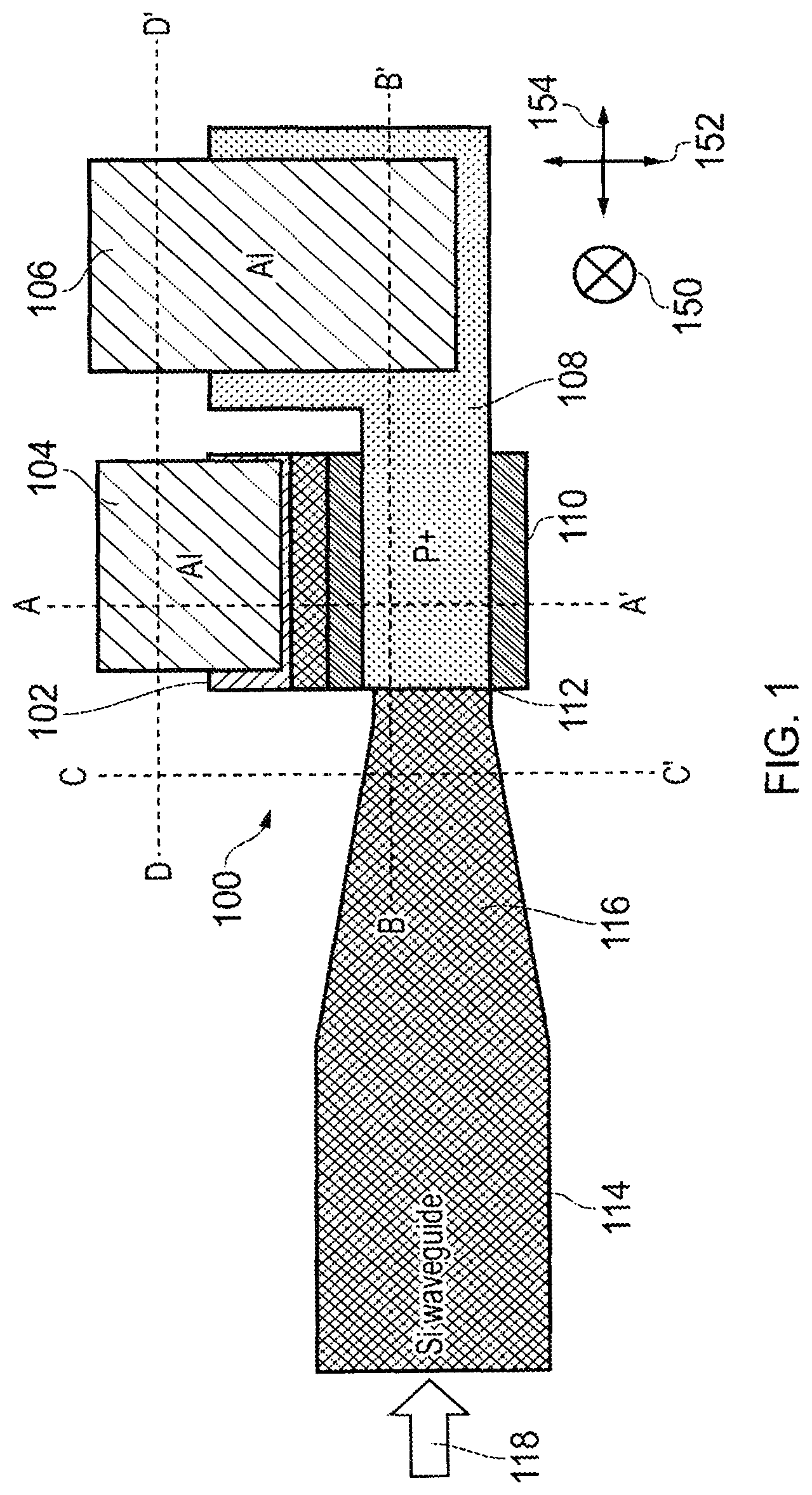 Patent US12100773 Figure 1 – Avalanche photodiode structure