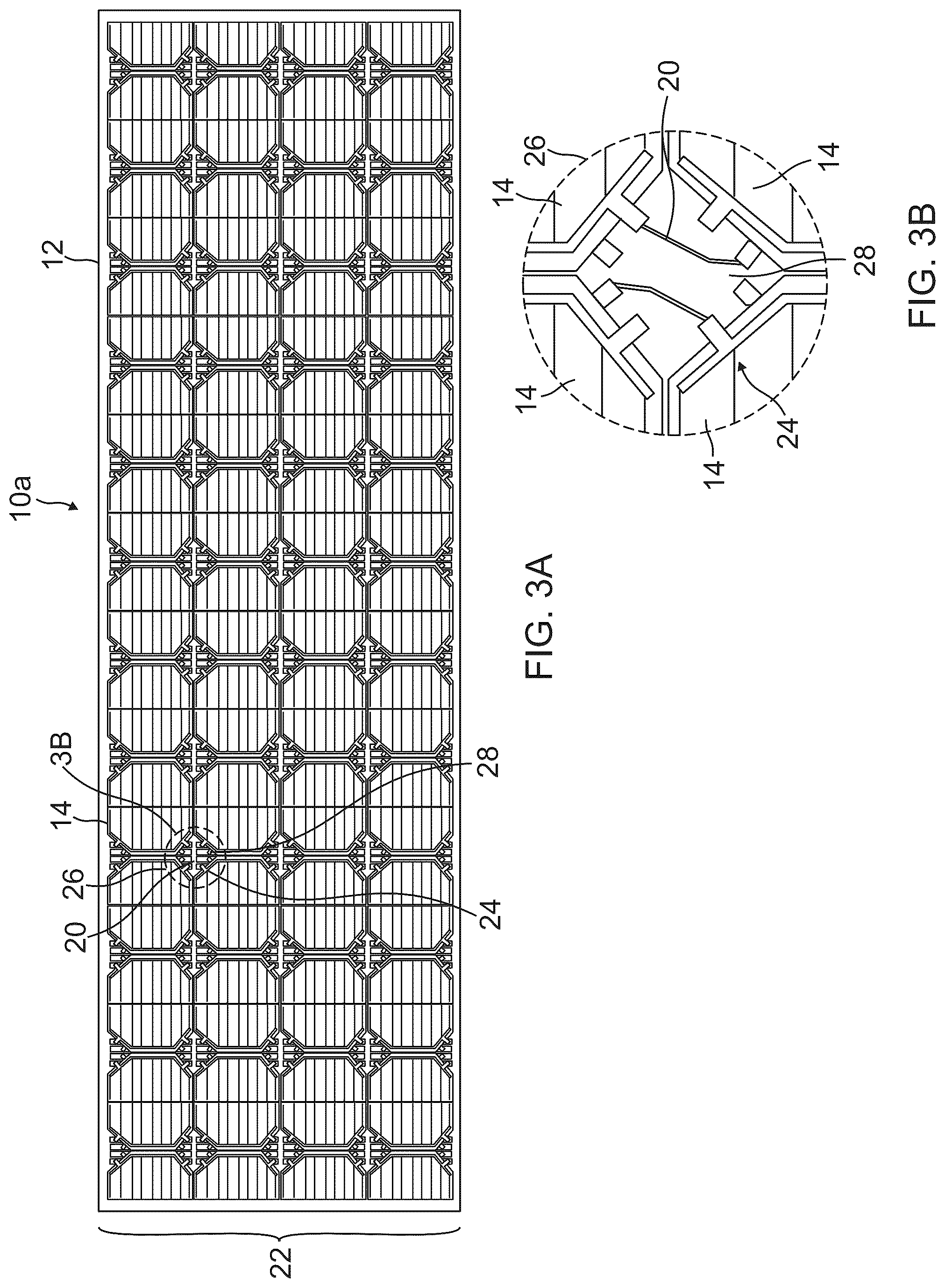 Patent US12100774 Figure 3 – Solar cells for a solar cell array
