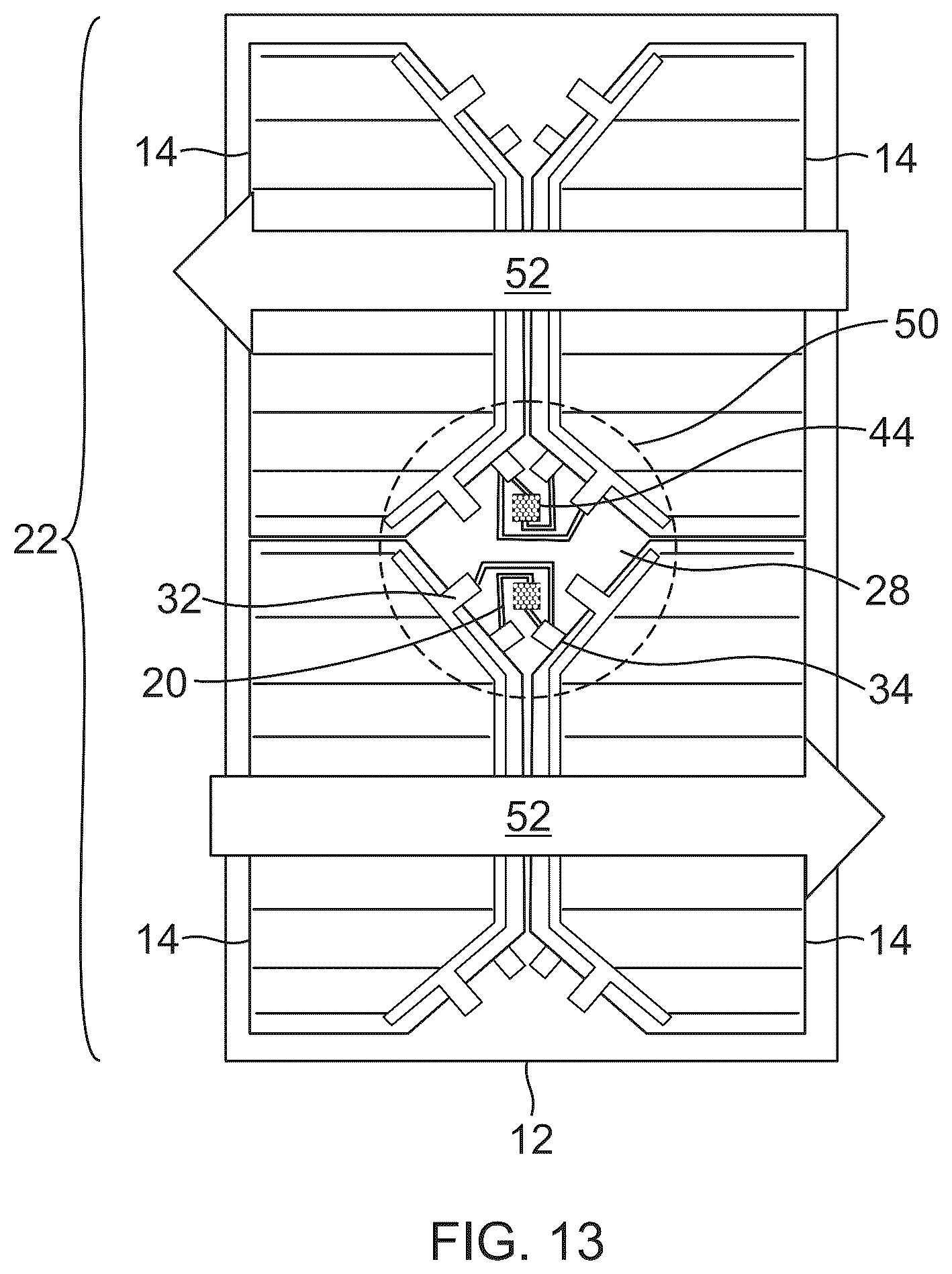 Patent US12100774 Figure 13 – Solar cells for a solar cell array