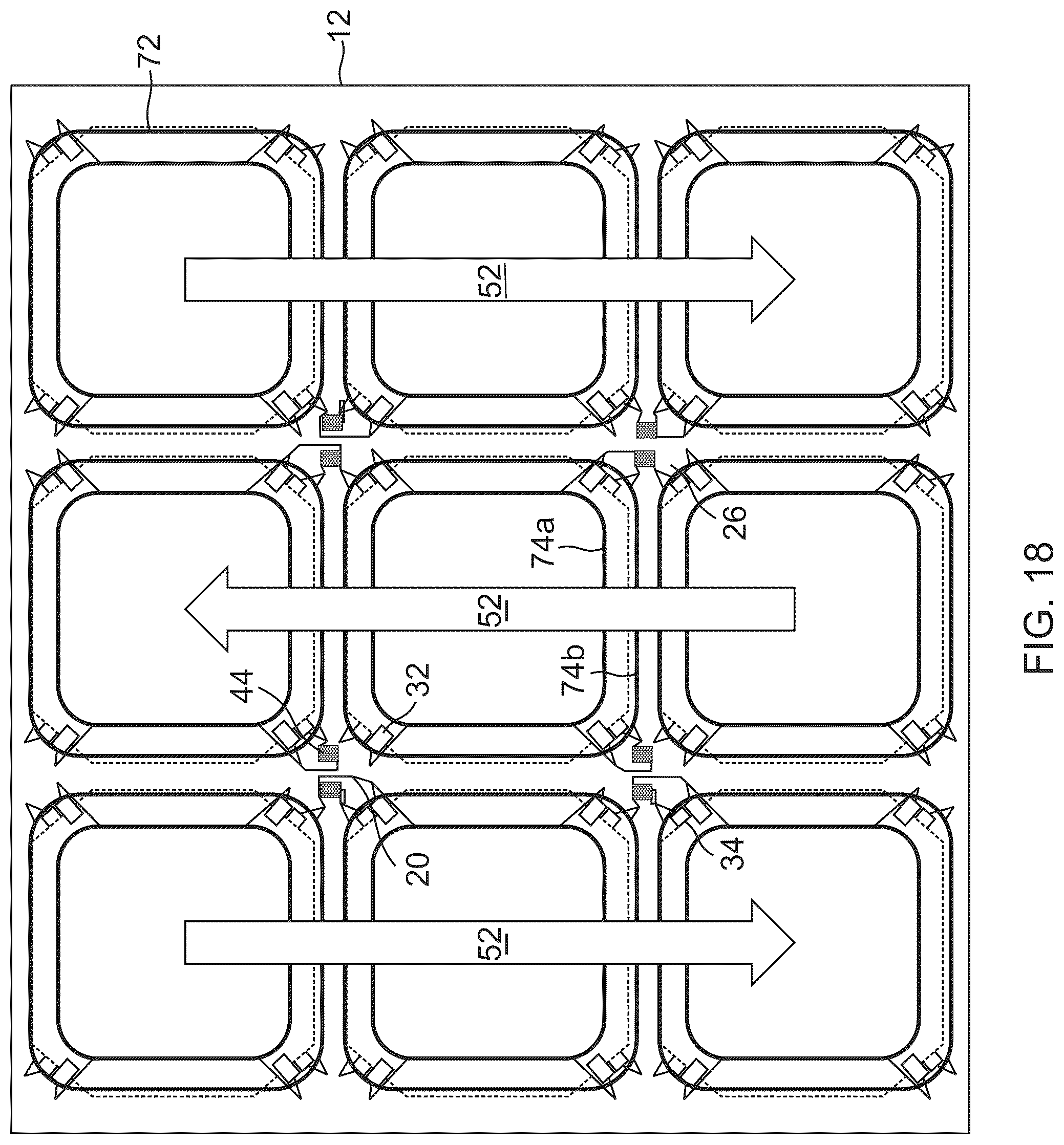 Patent US12100774 Figure 19 – Solar cells for a solar cell array