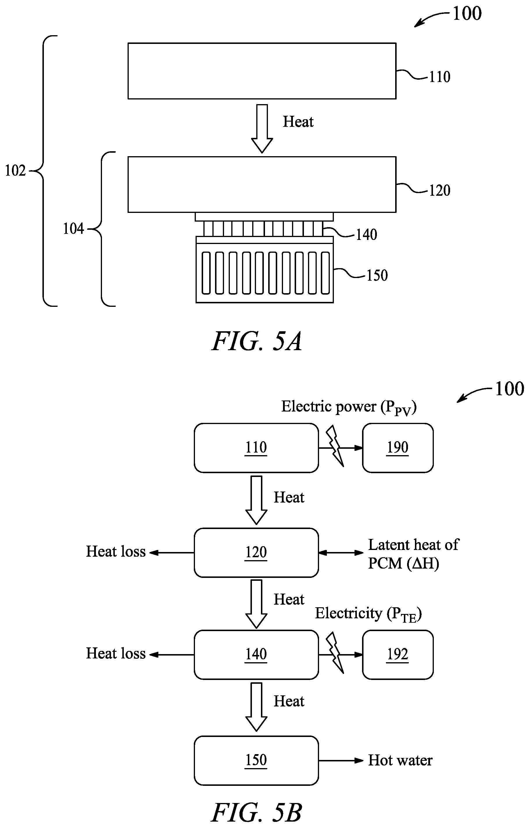 Patent US12100777 Figure 6 – Integrated thermal management device with PV panel