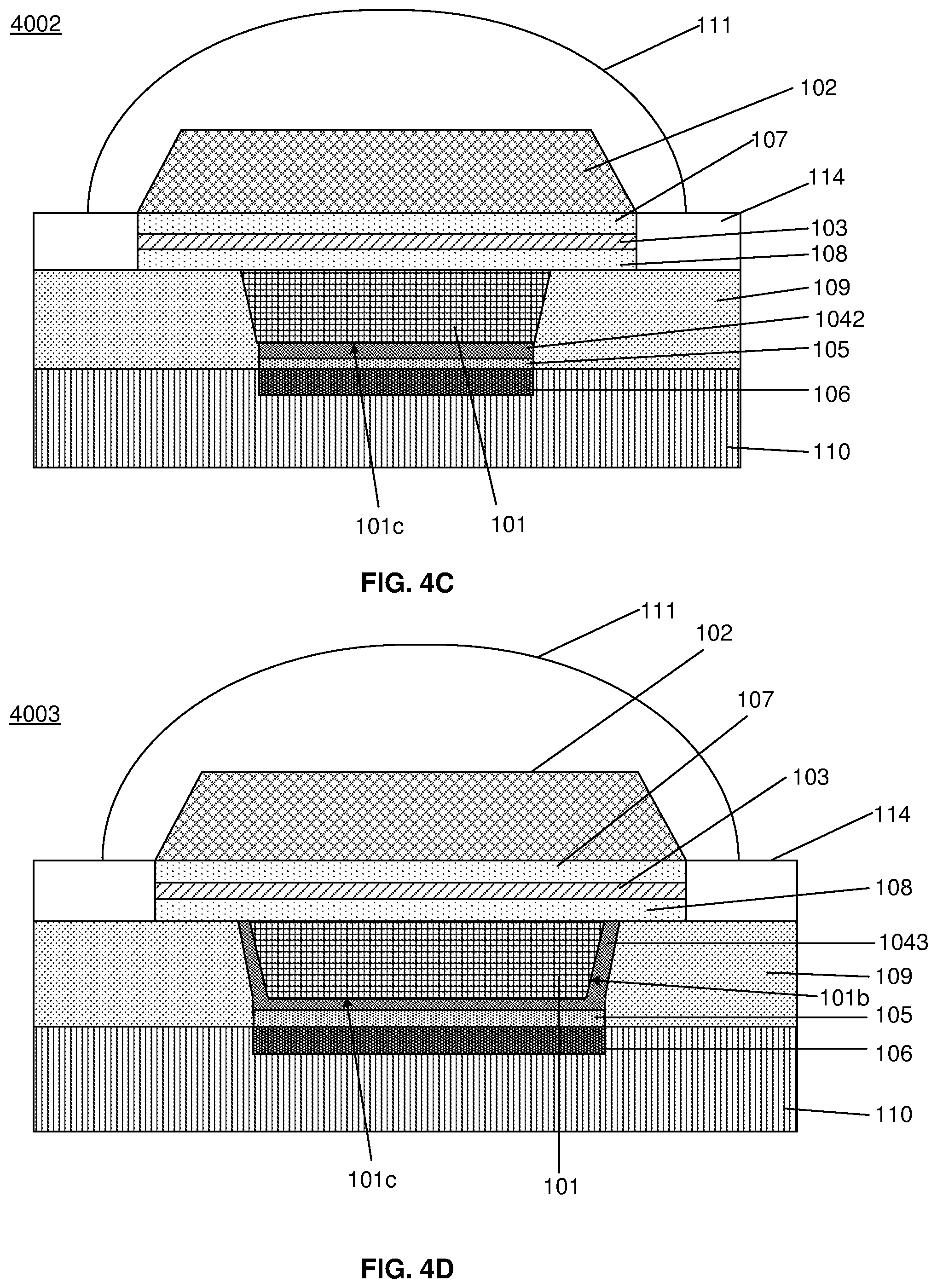 Patent US12100781 Figure 8 – Micro-LED structure and micro-LED chip including same