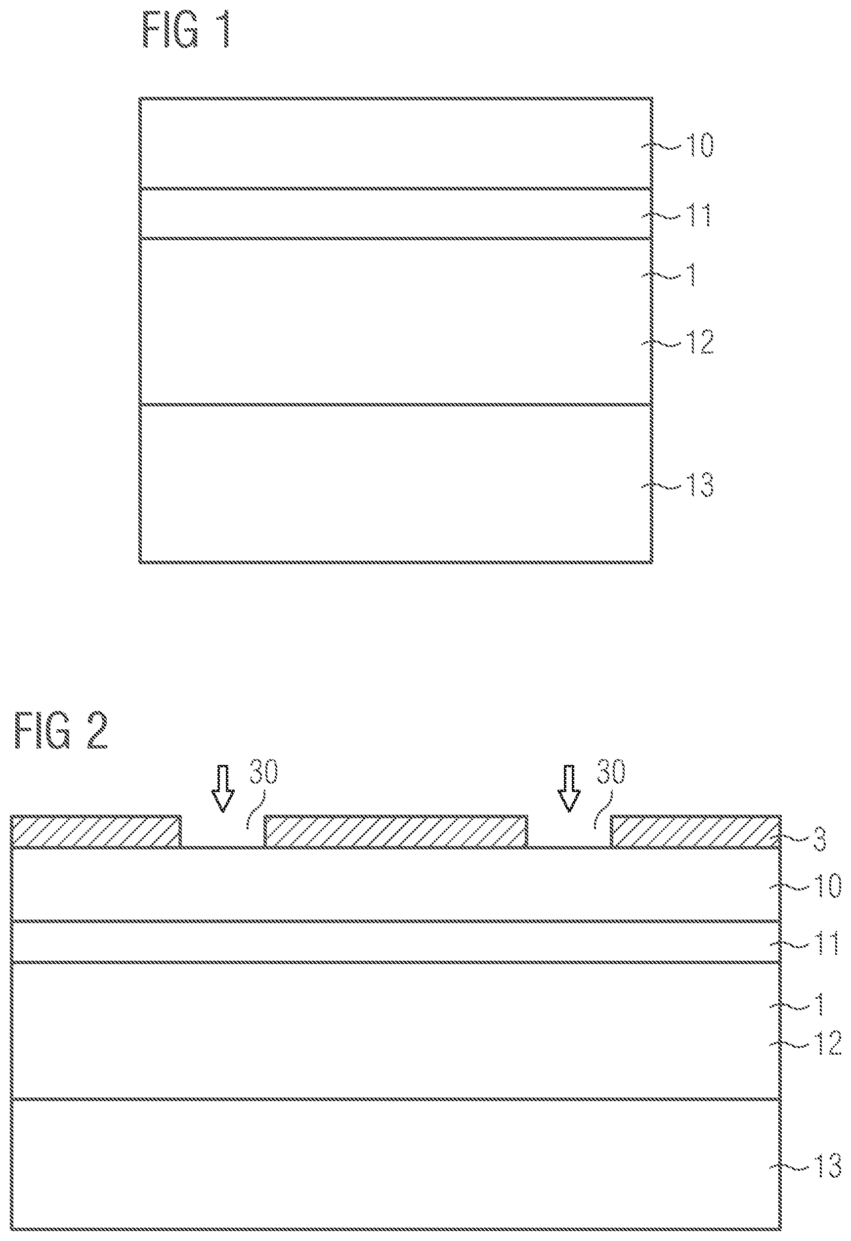 Patent US12100782 Figure 1 – Optoelectronic semiconductor chip and method for producing an optoelectronic semiconductor chip