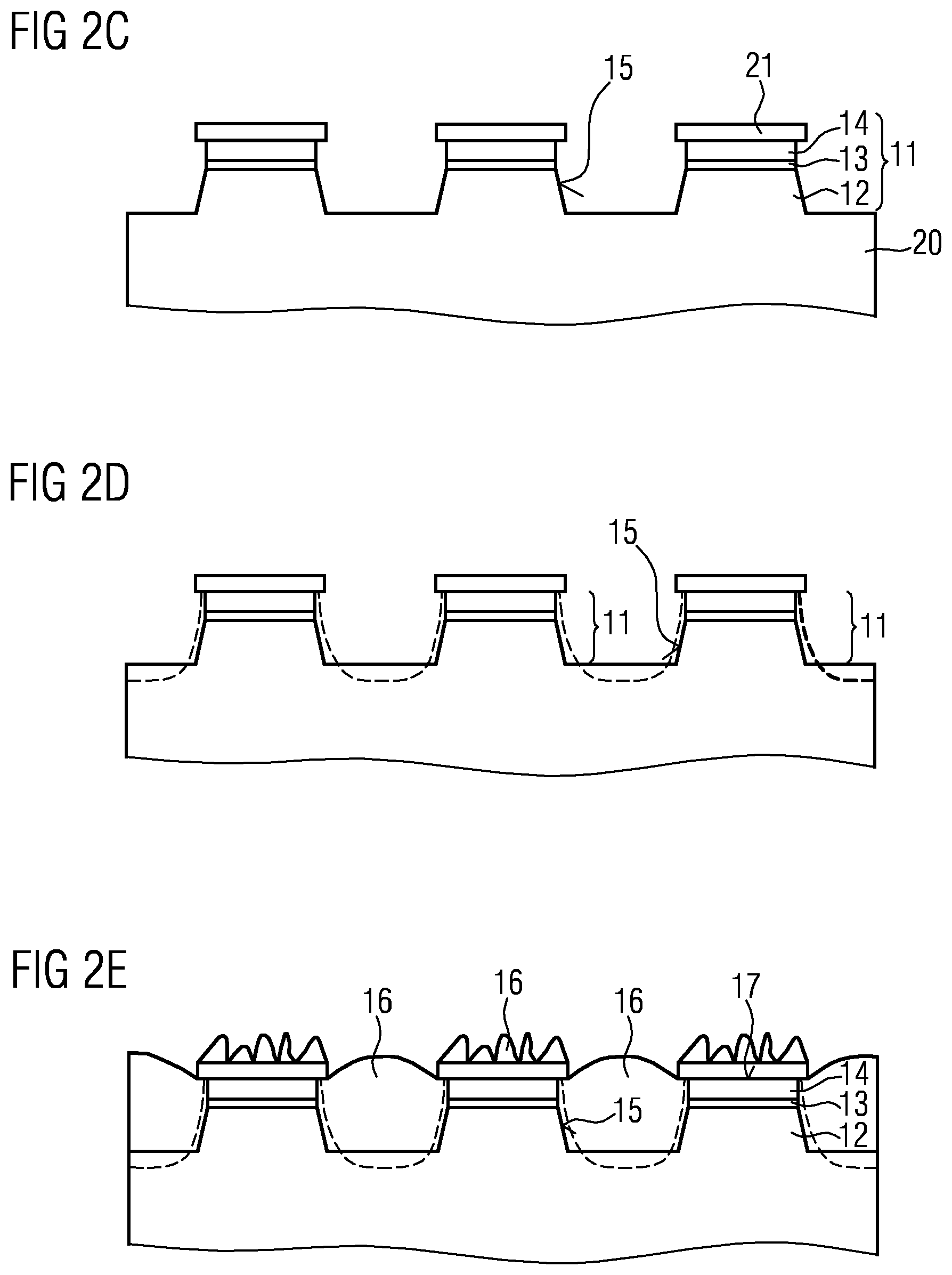 Patent US12100783 Figure 2 – Optoelectronic semiconductor body having a layer stack, arrangement of a plurality of optoelectronic semiconductor bodies having a layer stack, and method for producing said optoelectronic semiconductor body