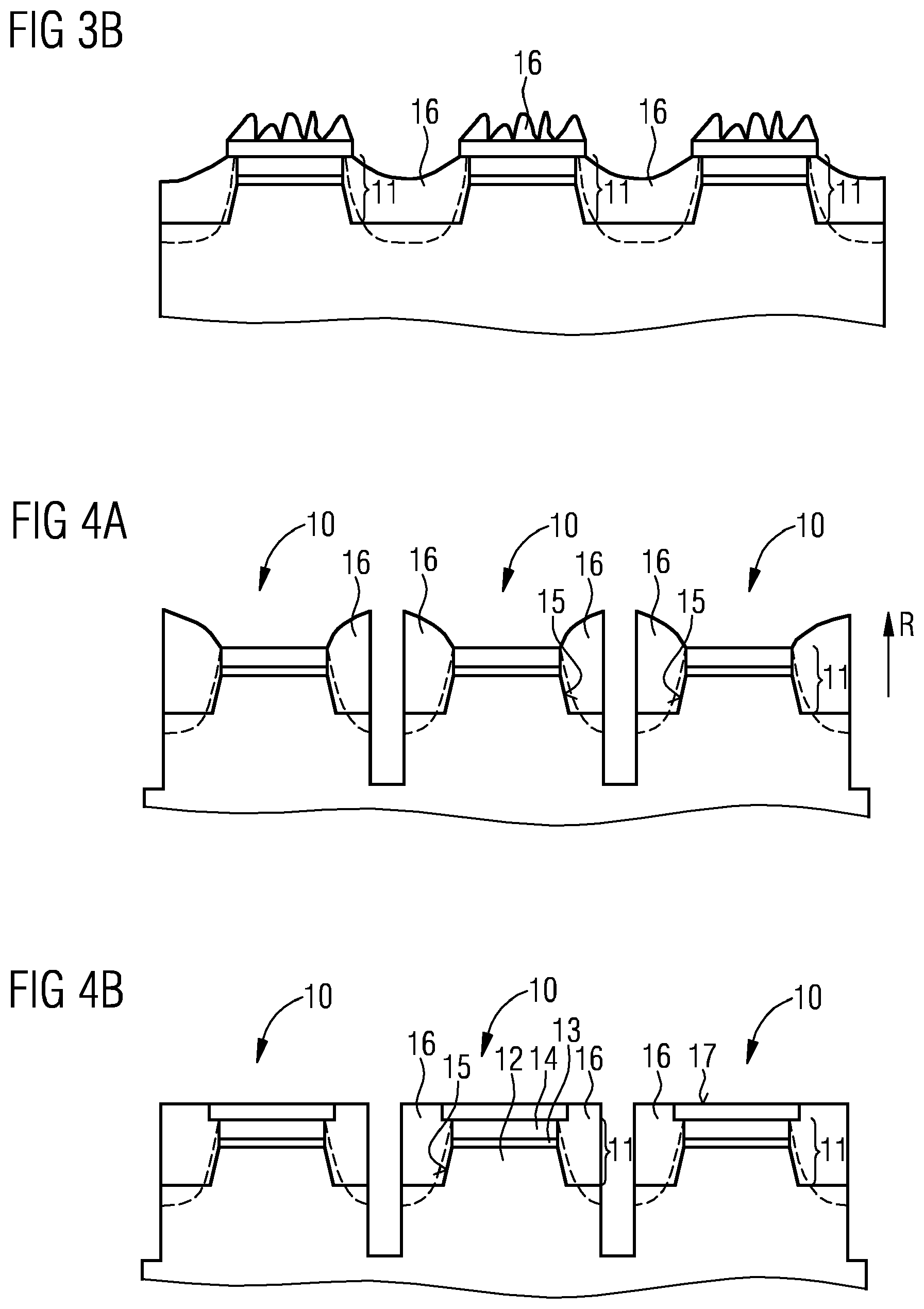 Patent US12100783 Figure 4 – Optoelectronic semiconductor body having a layer stack, arrangement of a plurality of optoelectronic semiconductor bodies having a layer stack, and method for producing said optoelectronic semiconductor body