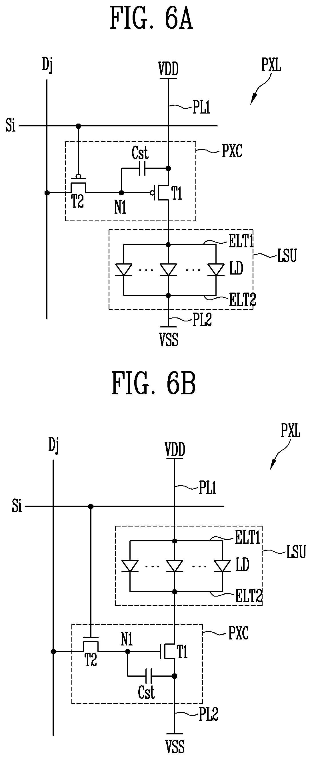 Patent US12100784 Figure 6 – Display device and manufacturing method thereof