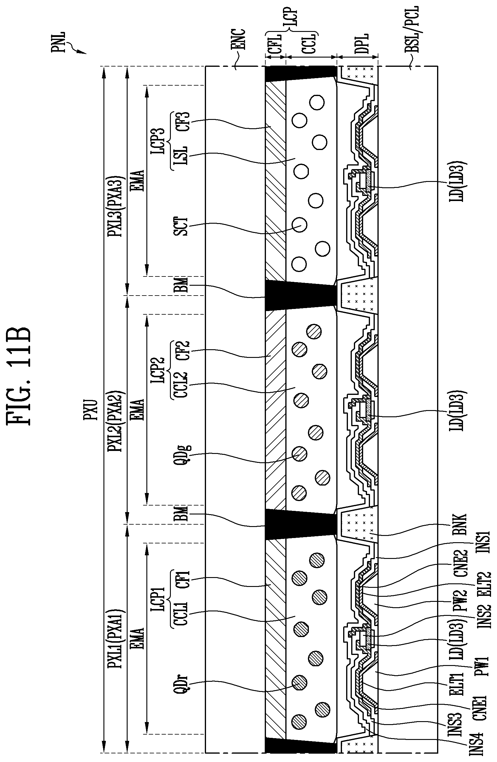 Patent US12100784 Figure 15 – Display device and manufacturing method thereof