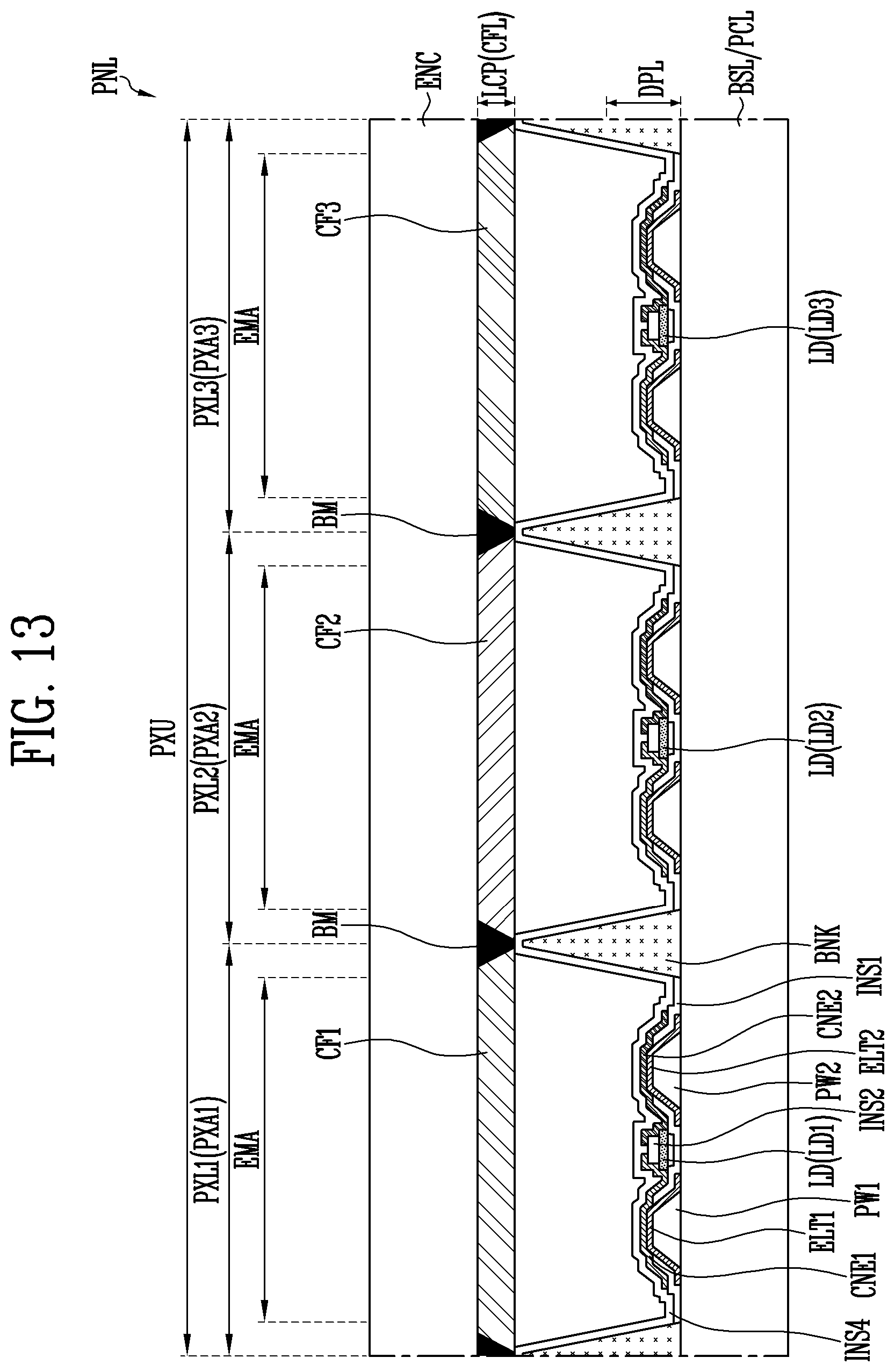 Patent US12100784 Figure 18 – Display device and manufacturing method thereof
