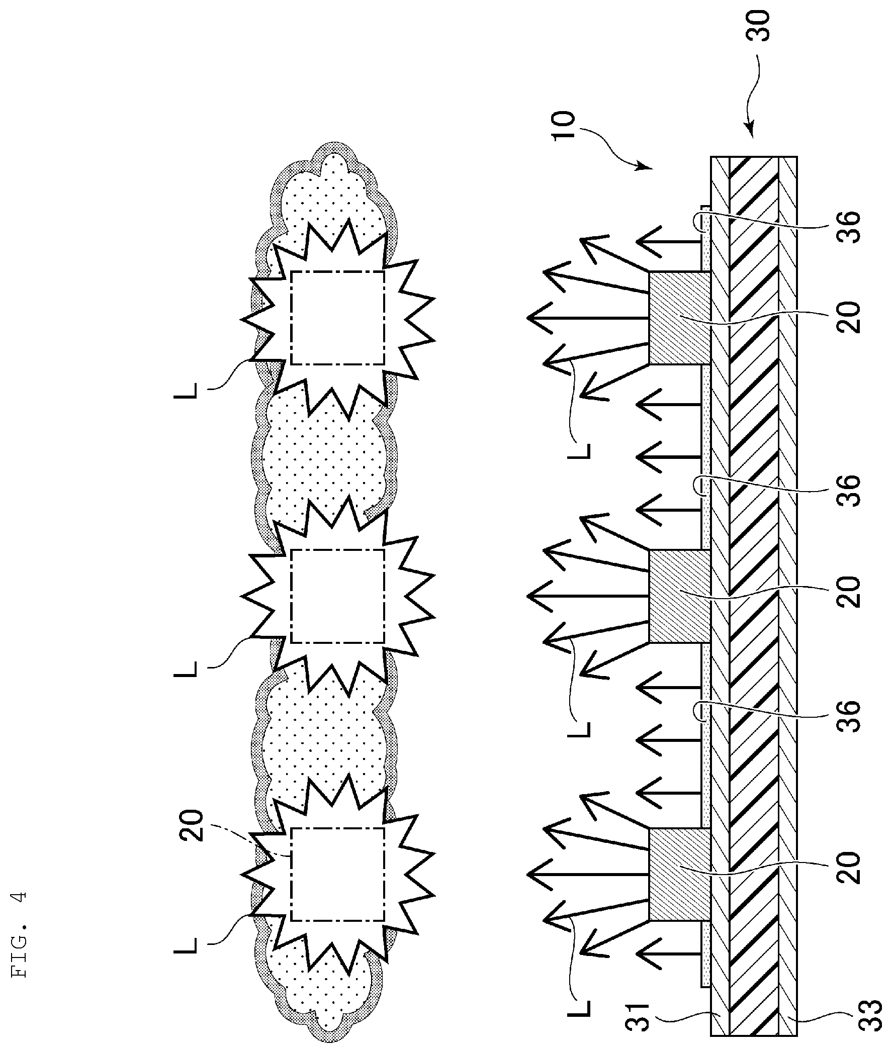 Patent US12100788 Figure 11 – Phosphor substrate, light emitting substrate, and lighting device