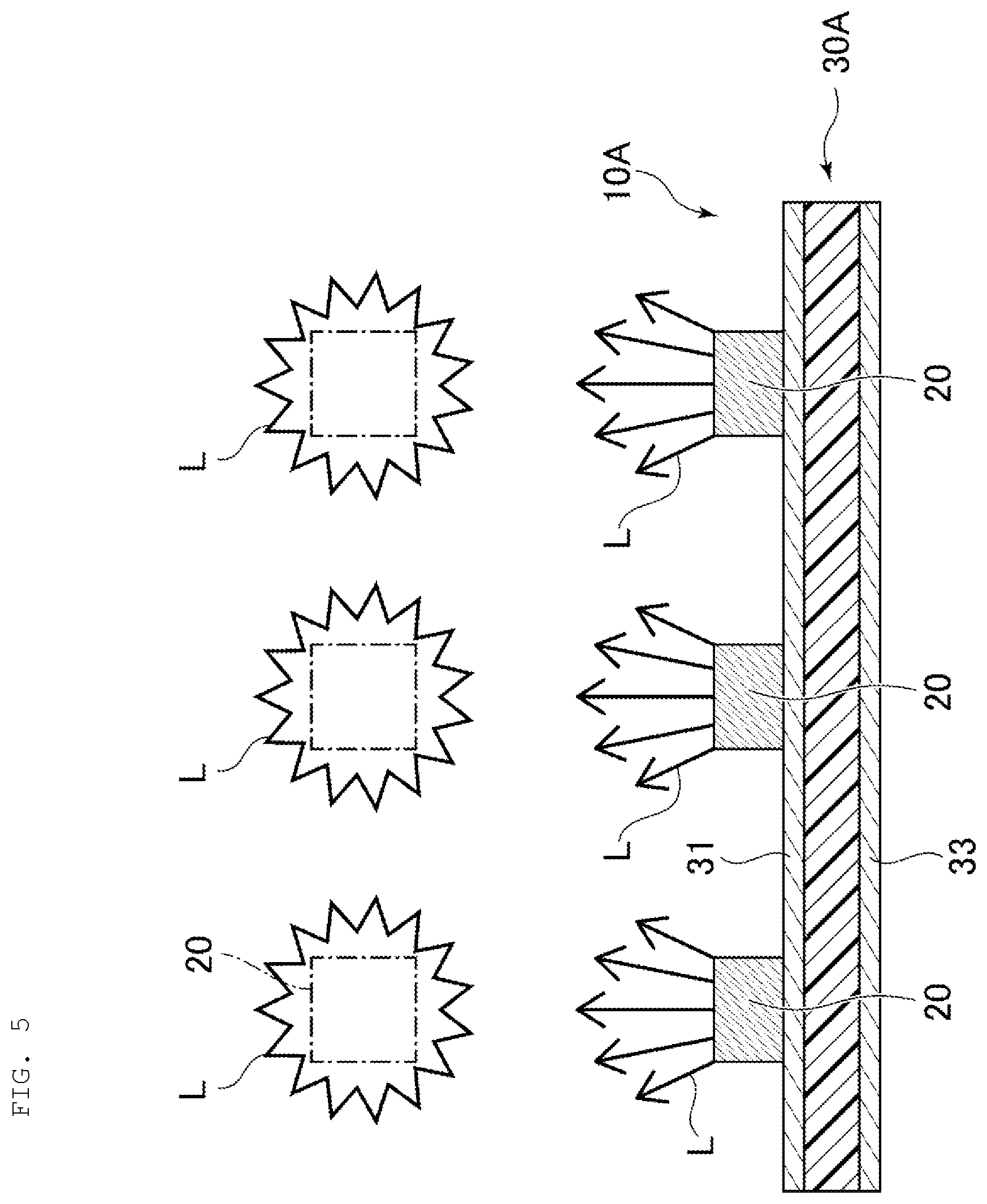 Patent US12100788 Figure 12 – Phosphor substrate, light emitting substrate, and lighting device