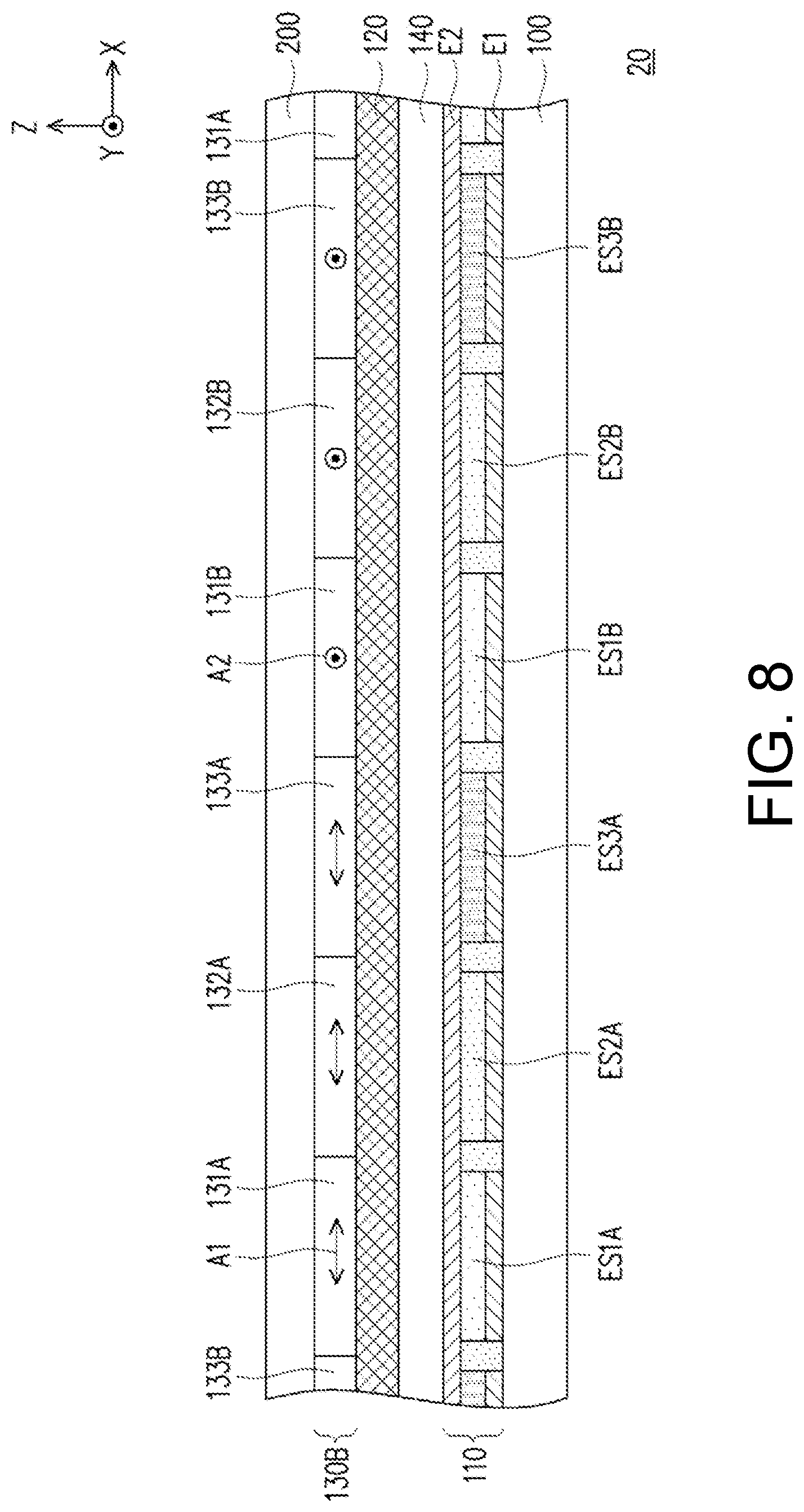 Patent US12100789 Figure 7 – Display device