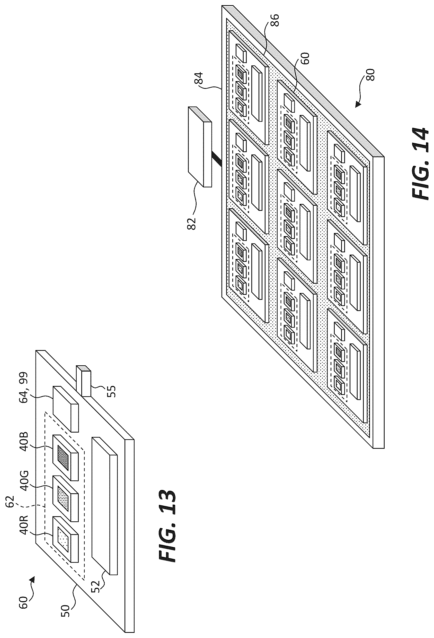 Patent US12100792 Figure 8 – White-light-emitting LED structures