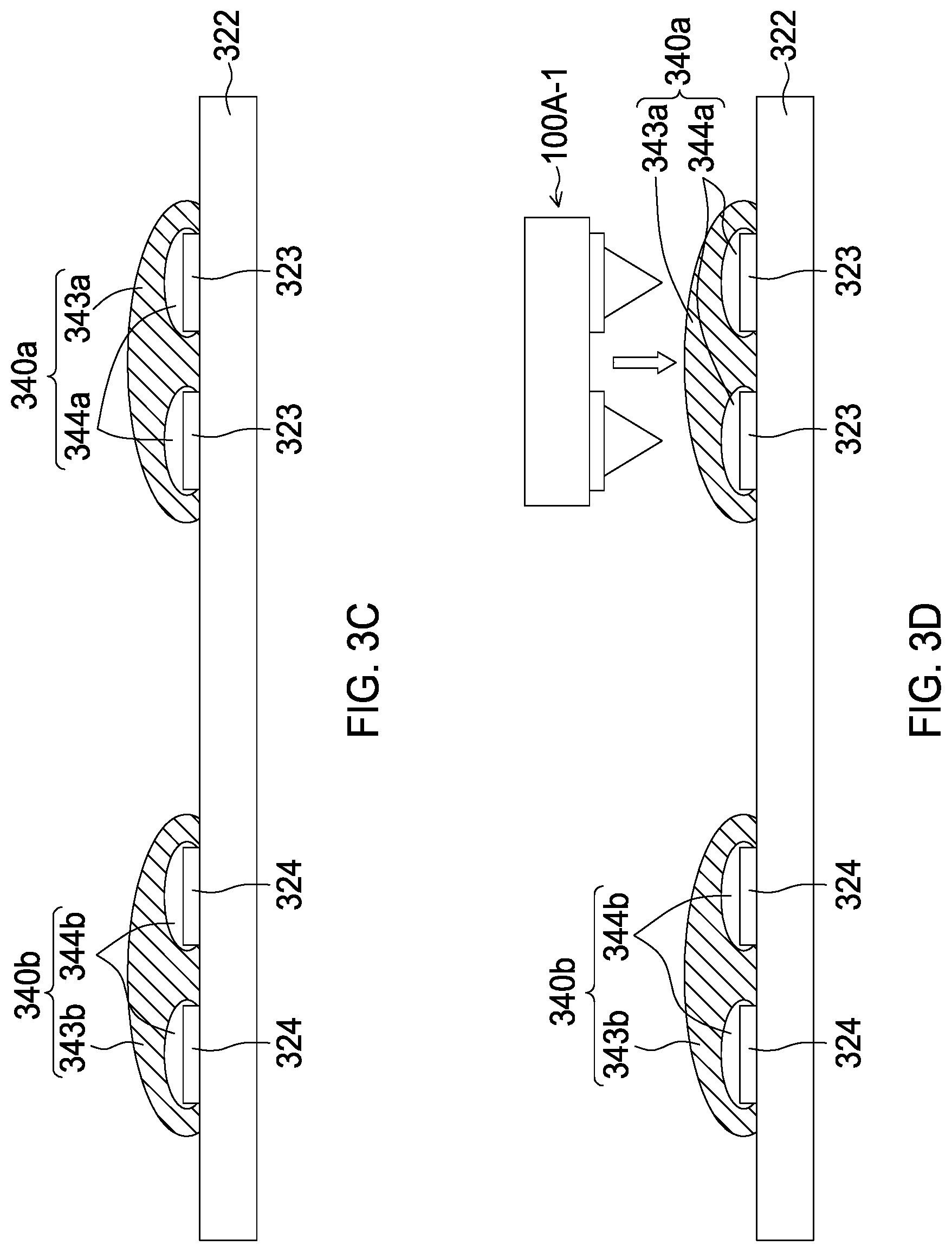 Patent US12100793 Figure 4 – Light-emitting device, manufacturing method thereof and display module using the same