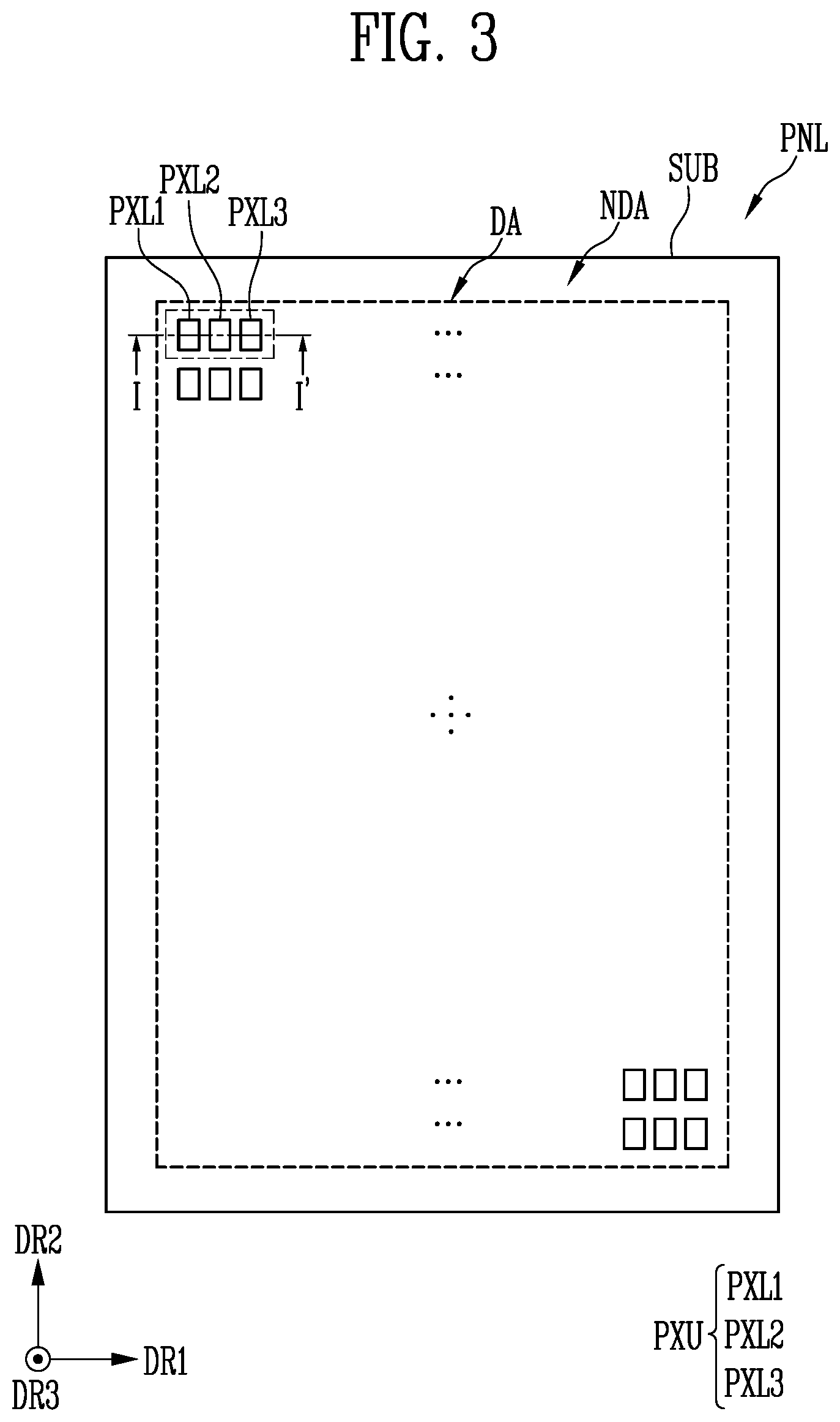 Patent US12100794 Figure 3 – Display device and method of manufacturing the same