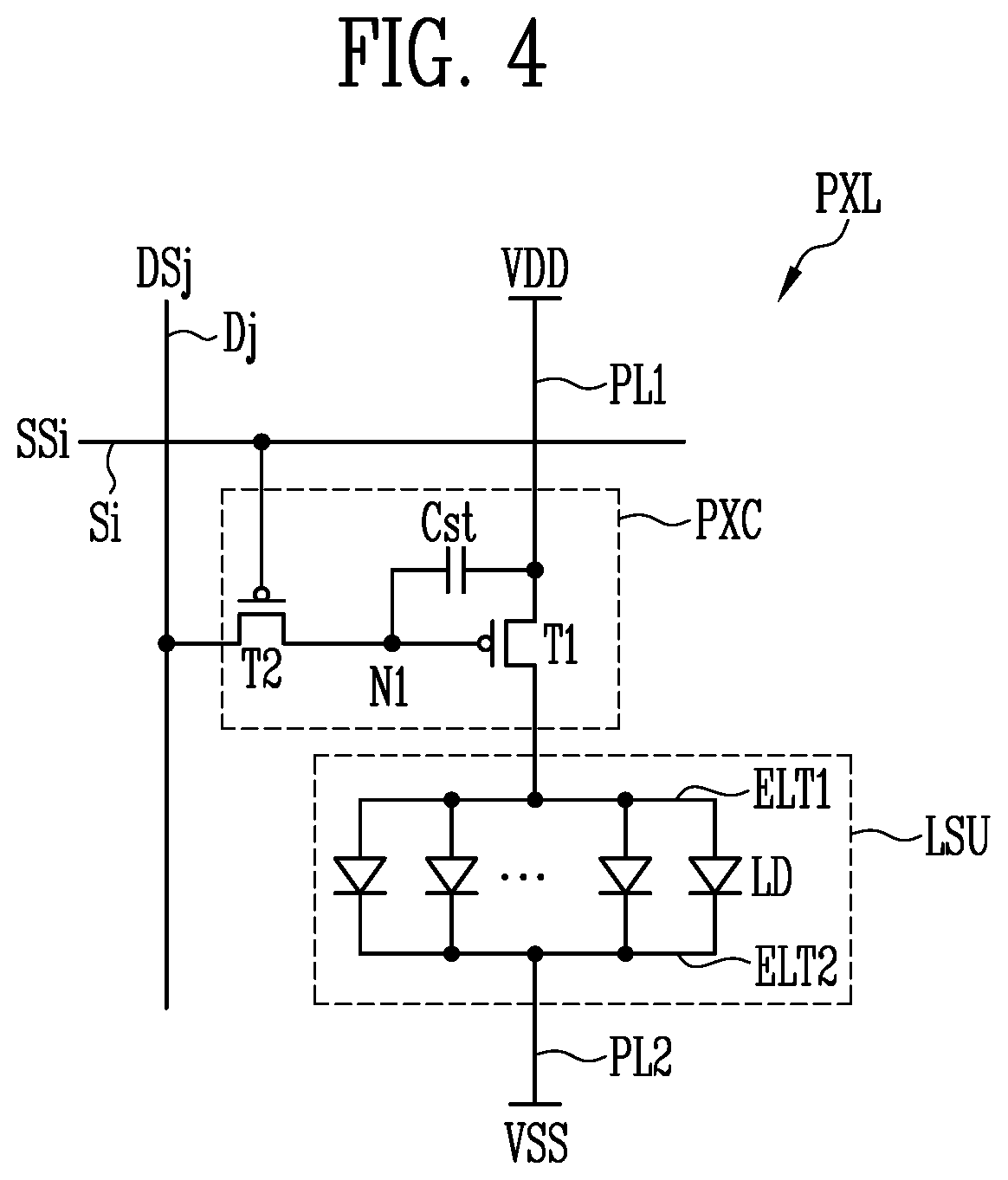 Patent US12100794 Figure 4 – Display device and method of manufacturing the same