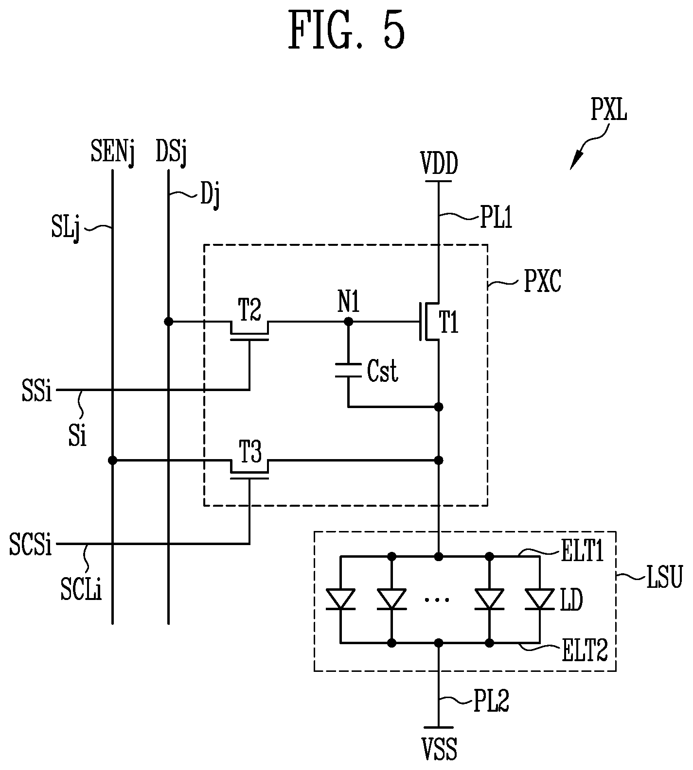 Patent US12100794 Figure 5 – Display device and method of manufacturing the same