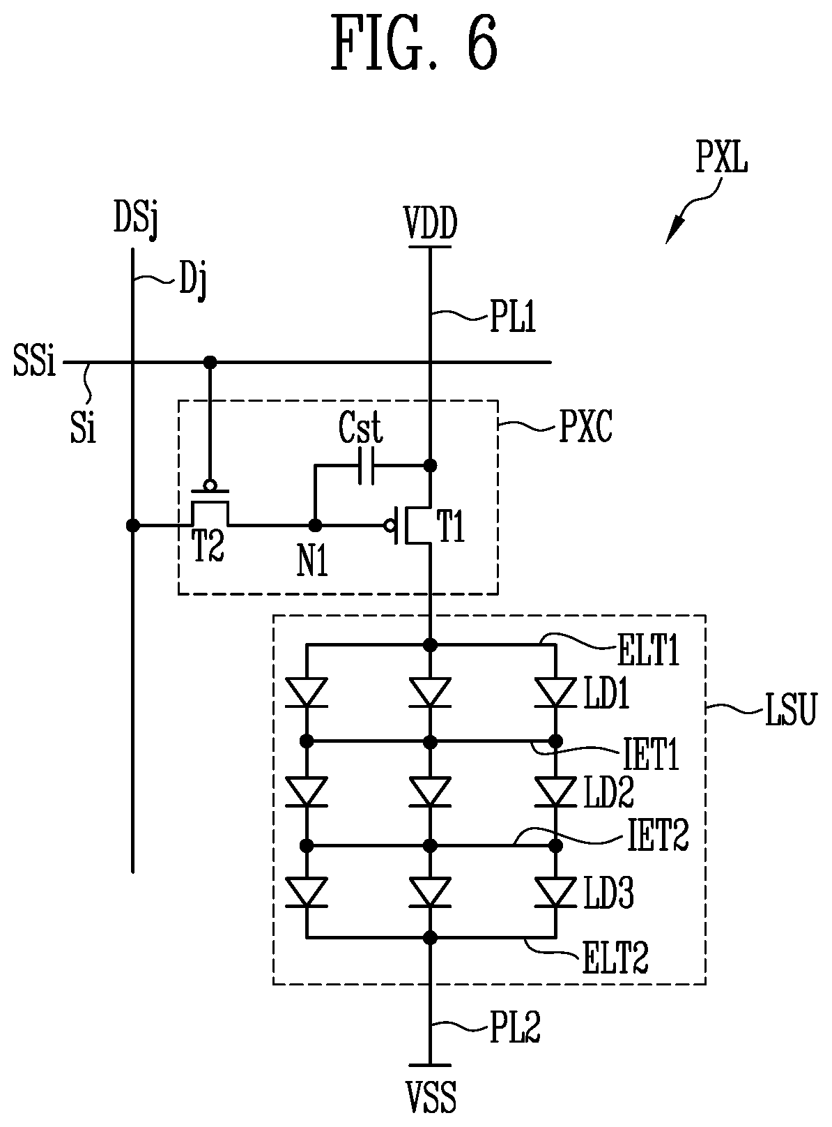 Patent US12100794 Figure 6 – Display device and method of manufacturing the same