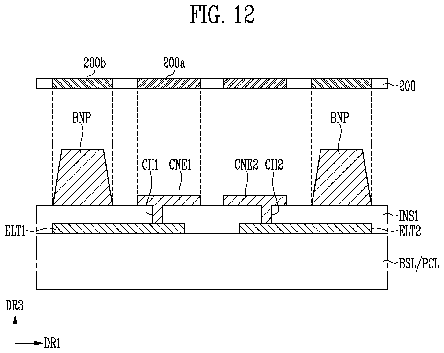 Patent US12100794 Figure 12 – Display device and method of manufacturing the same