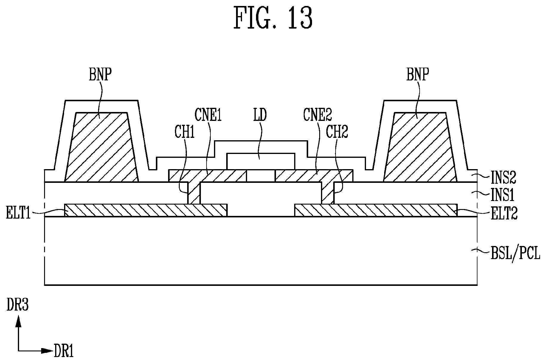 Patent US12100794 Figure 13 – Display device and method of manufacturing the same
