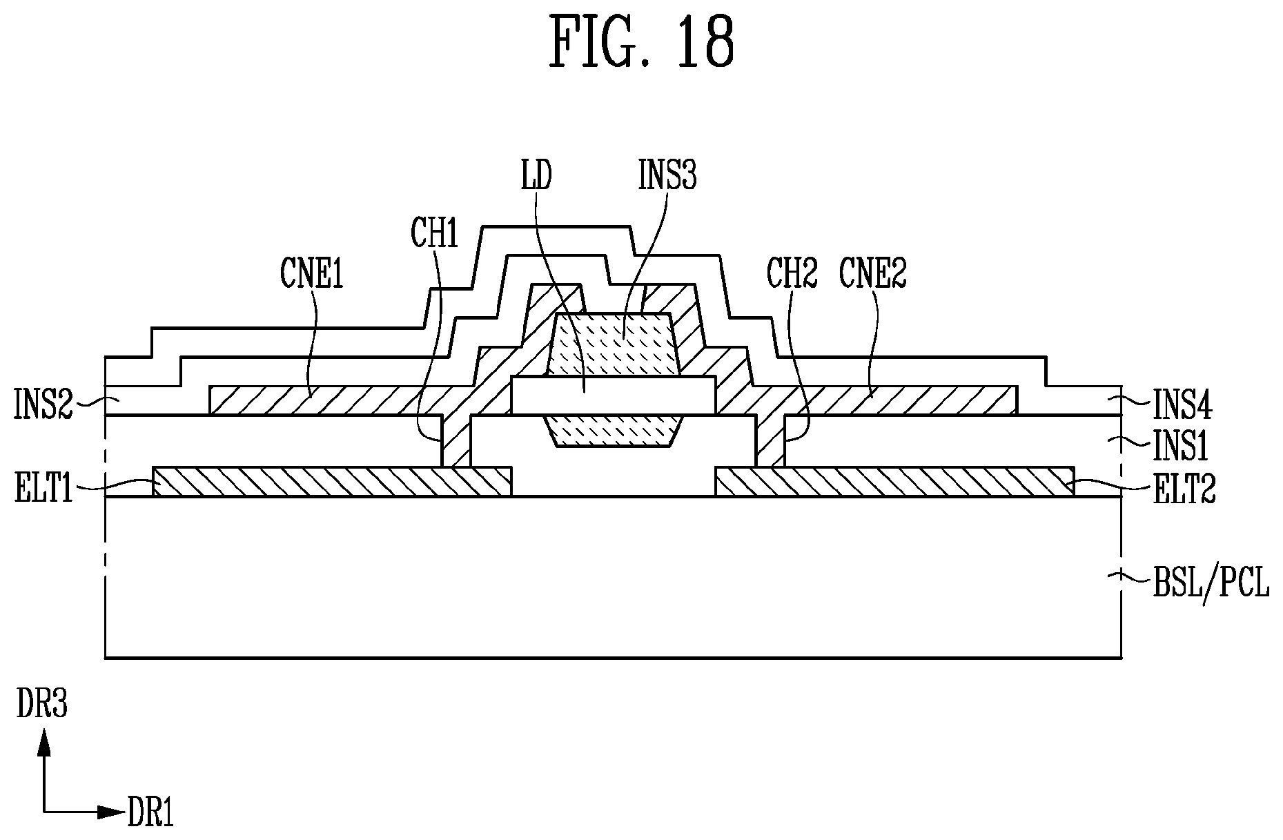 Patent US12100794 Figure 18 – Display device and method of manufacturing the same