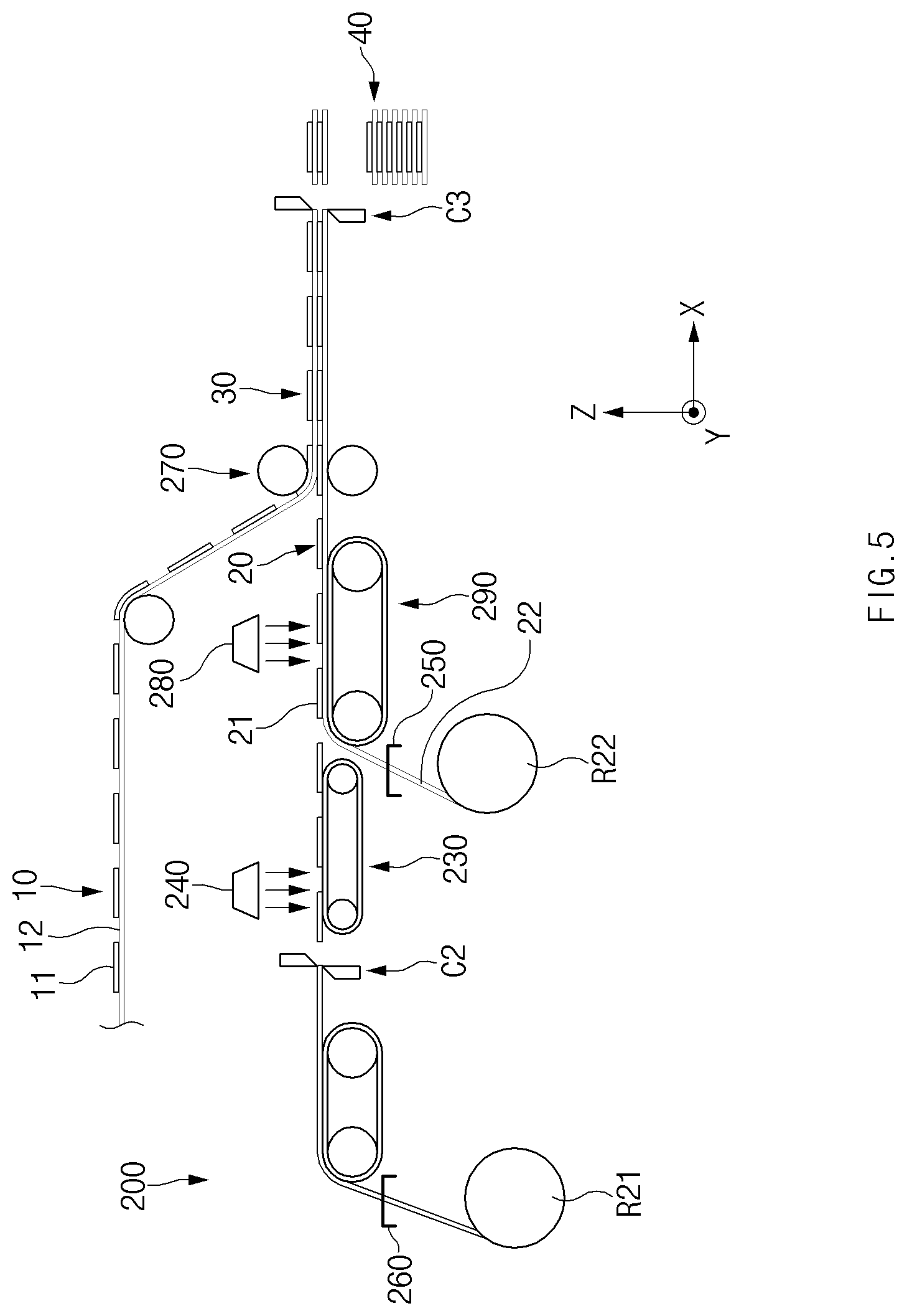 Patent US12100796 Figure 5 – Apparatus and method for manufacturing electrode assembly