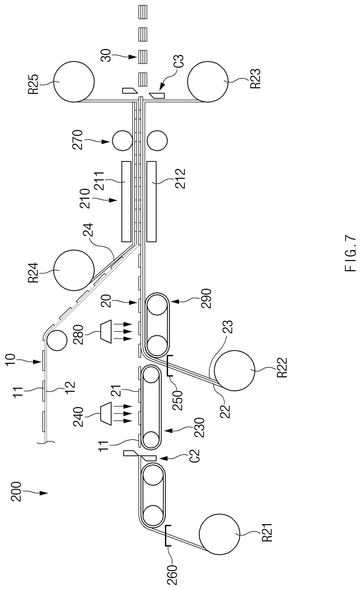 Patent US12100796 Figure 7 – Apparatus and method for manufacturing electrode assembly