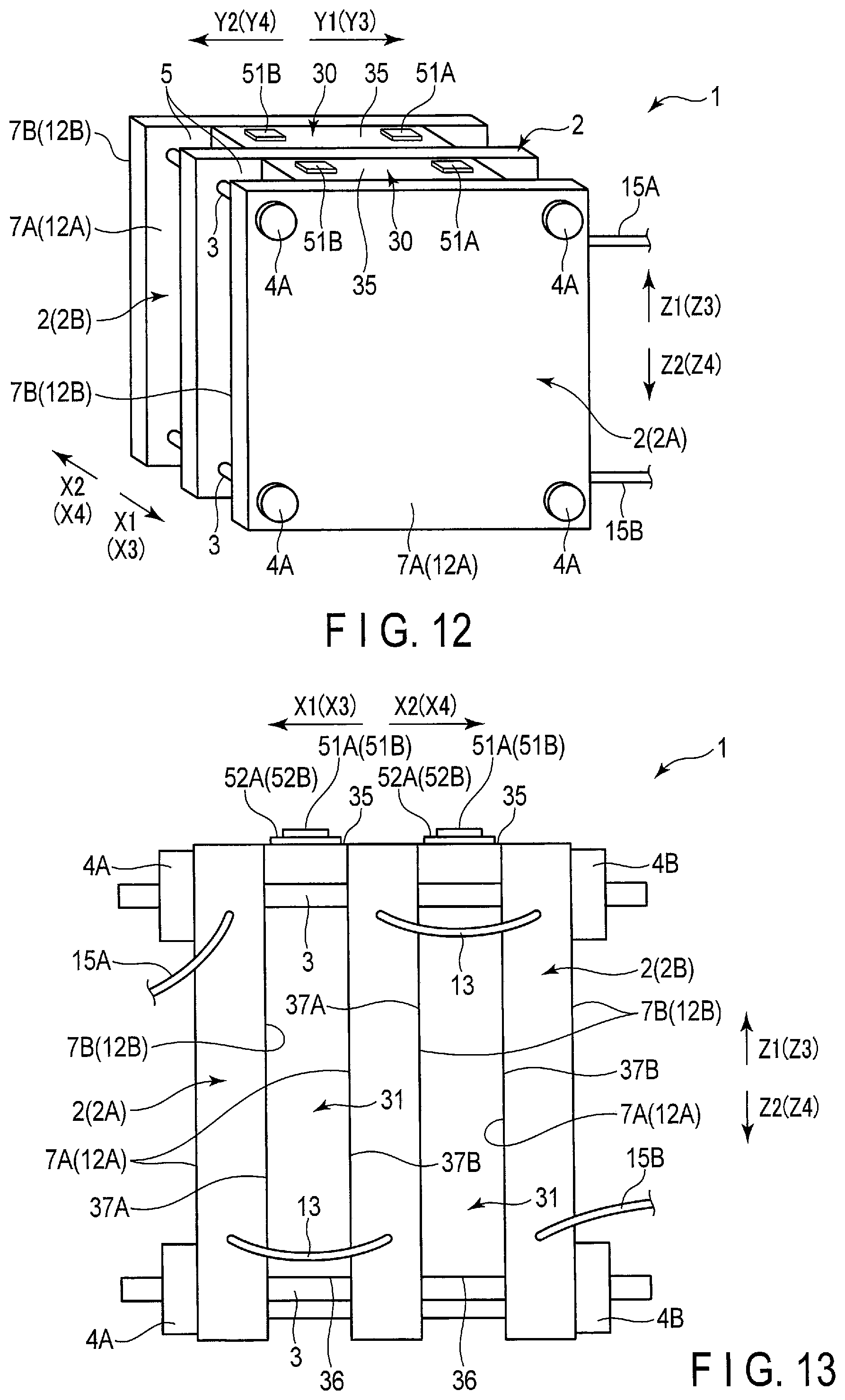 Patent US12100798 Figure 7 – Constraint jig and manufacturing method of battery