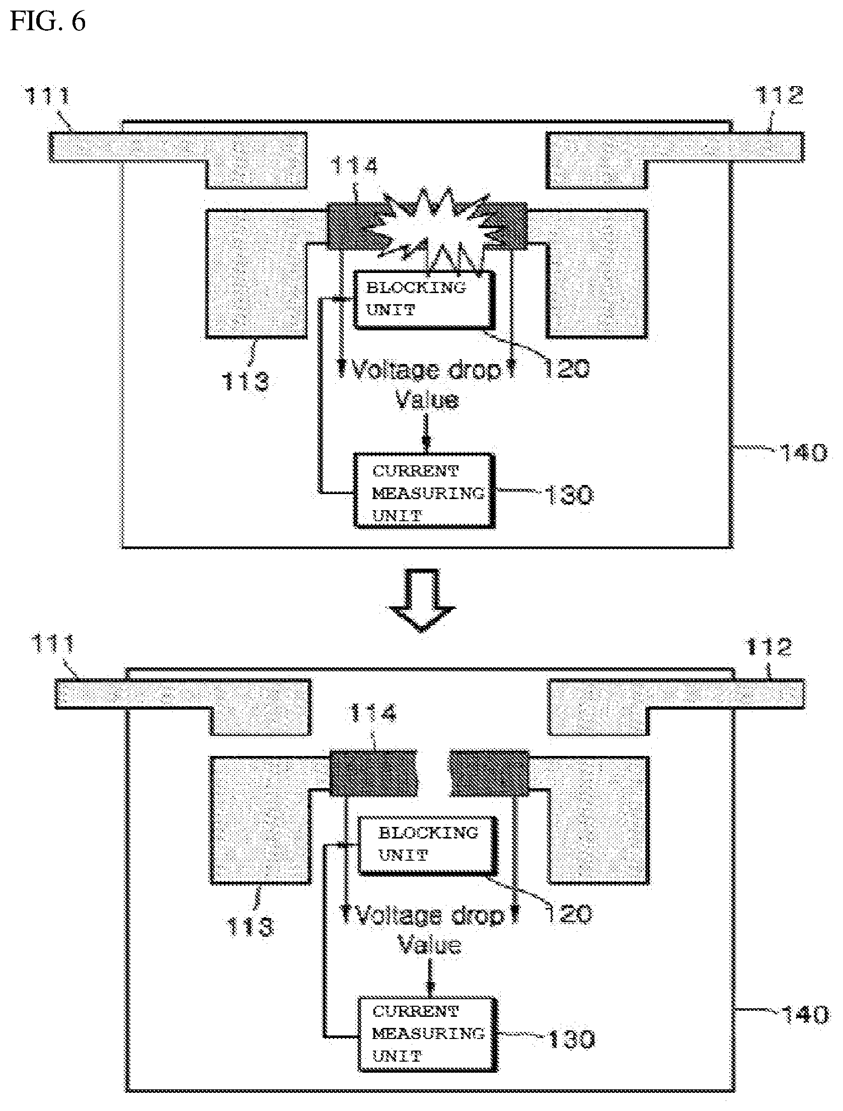 Patent US12100818 Figure 4 – Integrated switching device, and battery monitoring and protecting system including integrated switching device