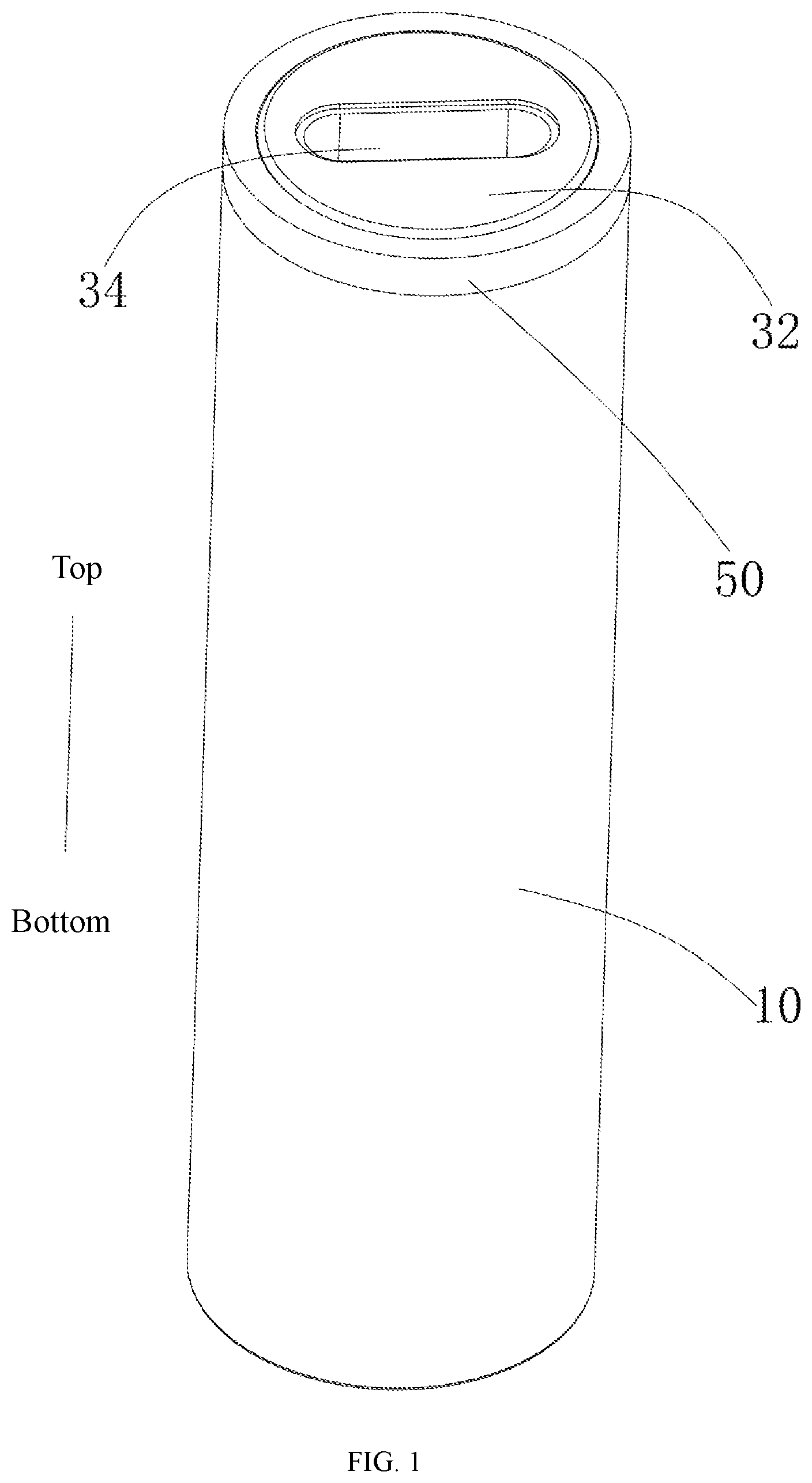 Patent US12100820 Figure 1 – Integrated battery using airflow sensor for control