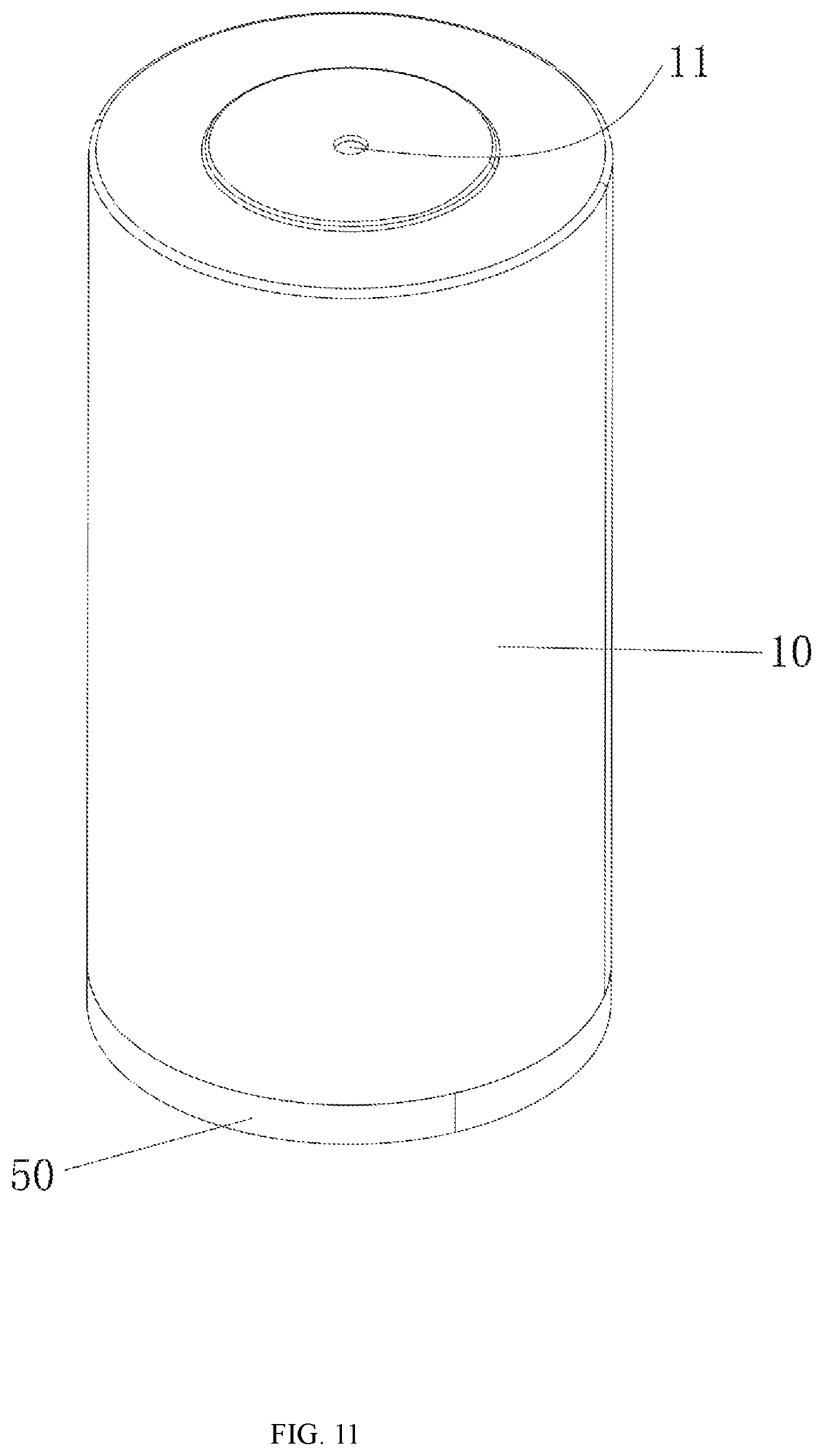 Patent US12100820 Figure 11 – Integrated battery using airflow sensor for control