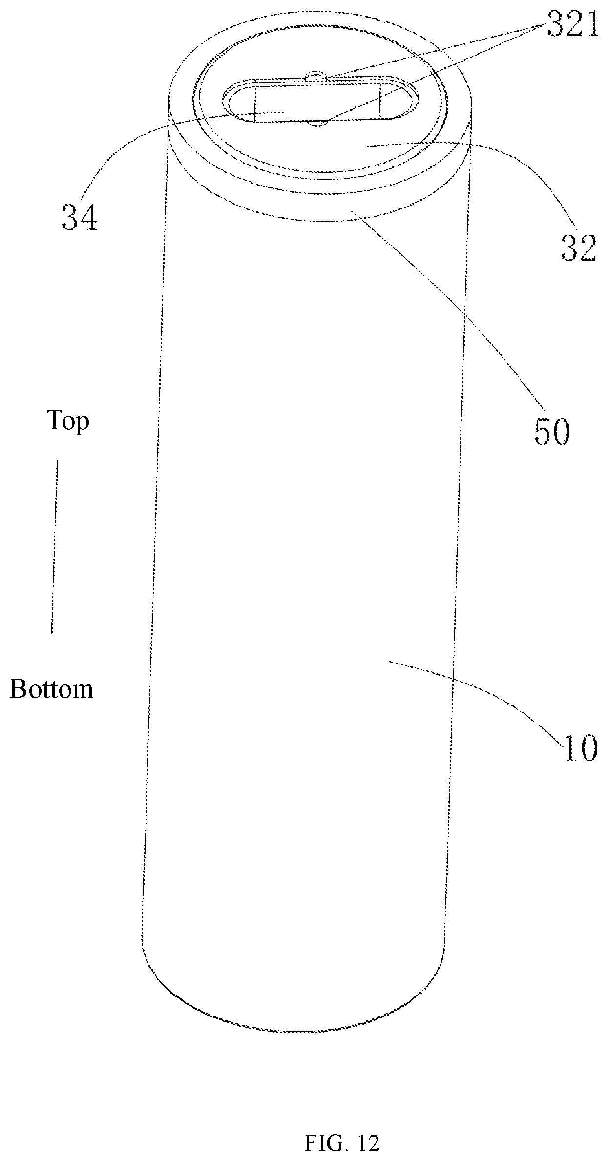 Patent US12100820 Figure 12 – Integrated battery using airflow sensor for control
