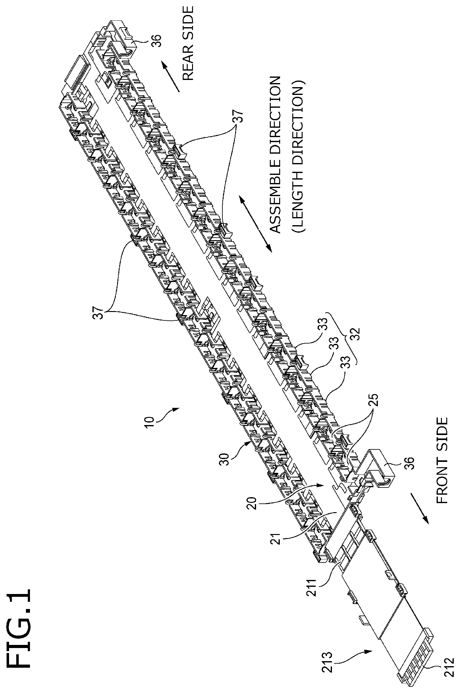 Patent US12100821 Figure 1 – Bus bar module