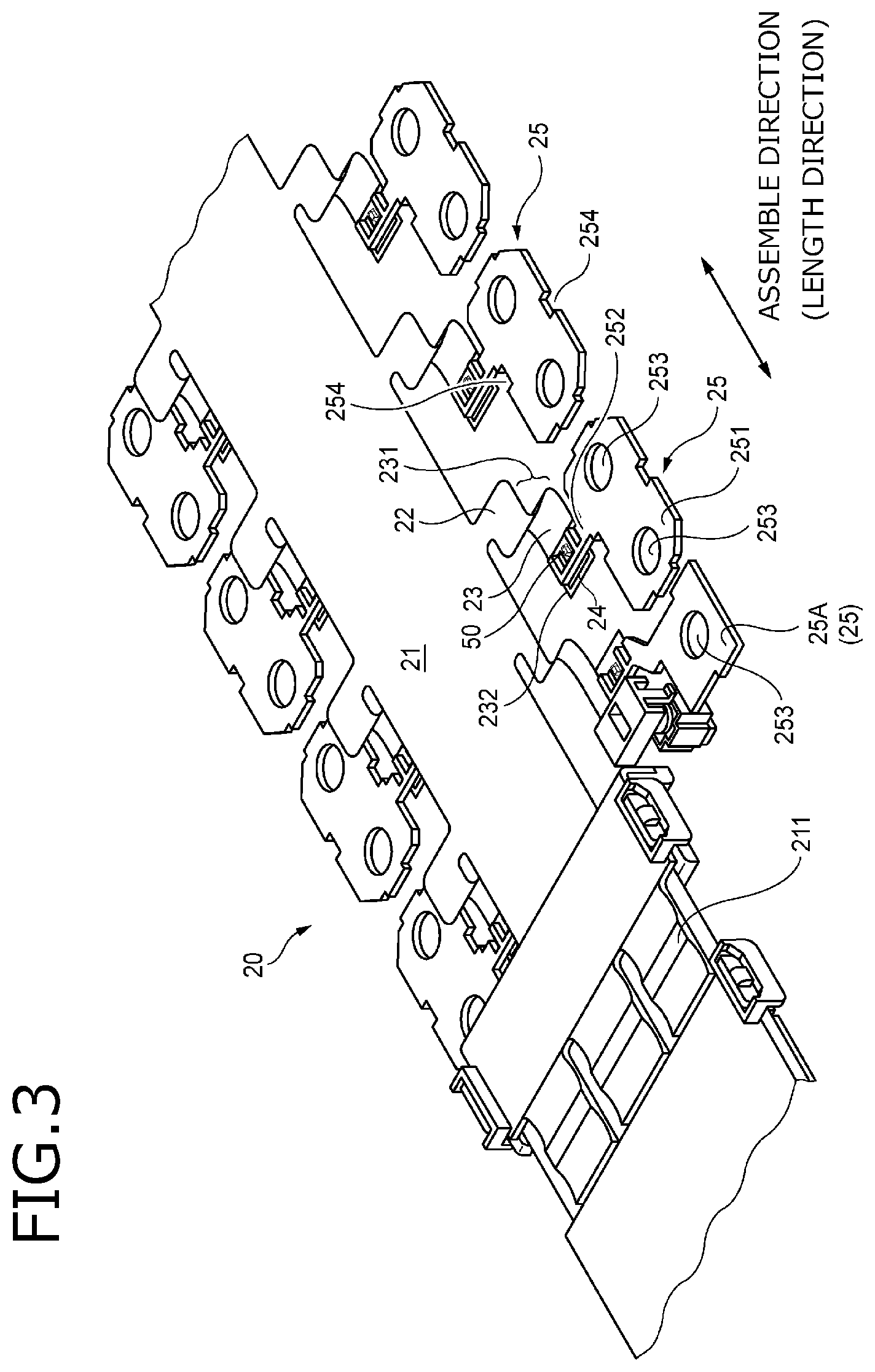 Patent US12100821 Figure 3 – Bus bar module