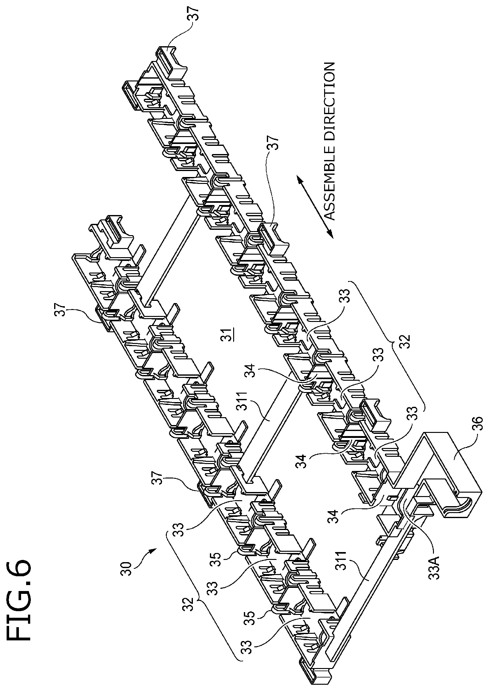 Patent US12100821 Figure 6 – Bus bar module