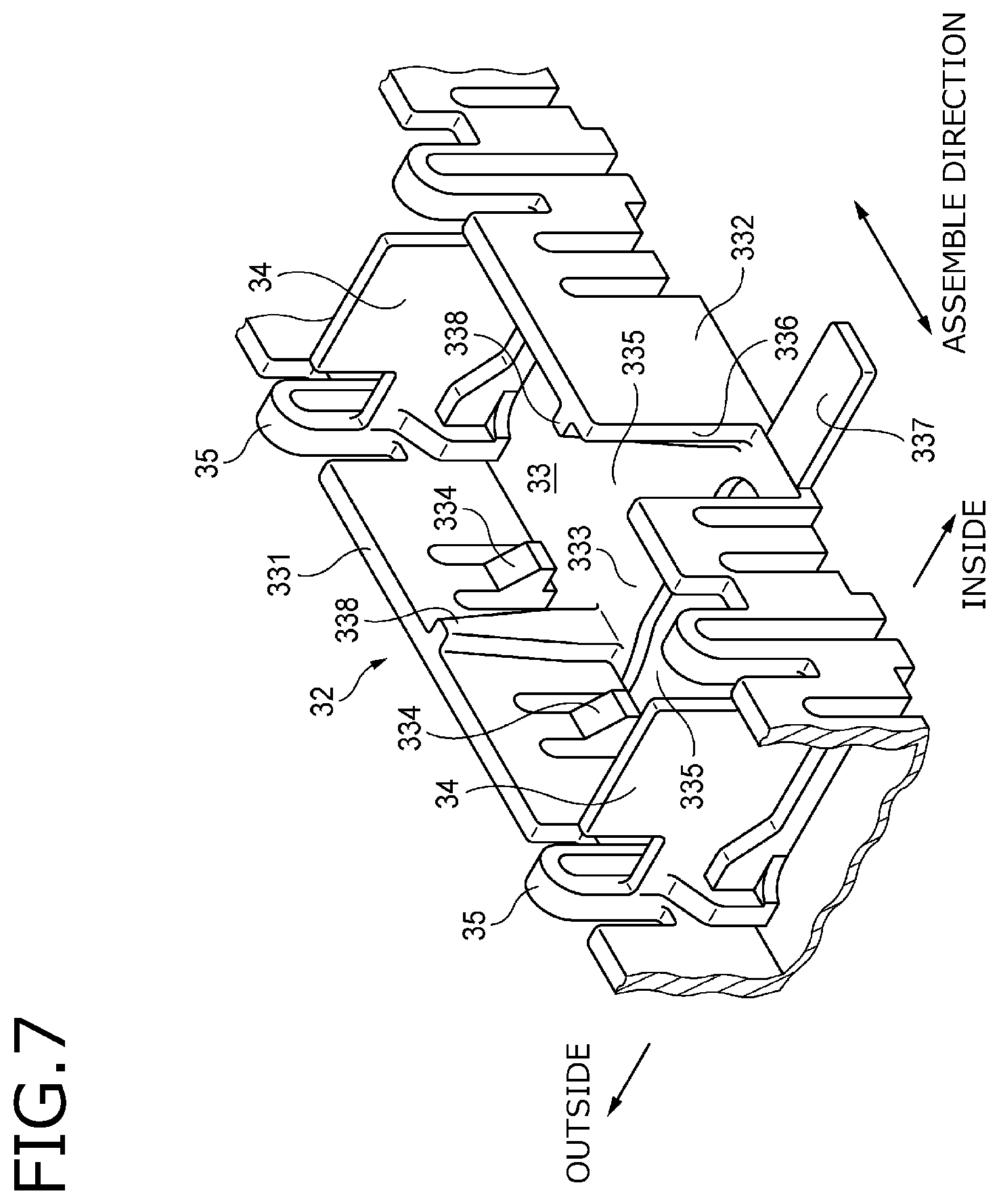 Patent US12100821 Figure 7 – Bus bar module