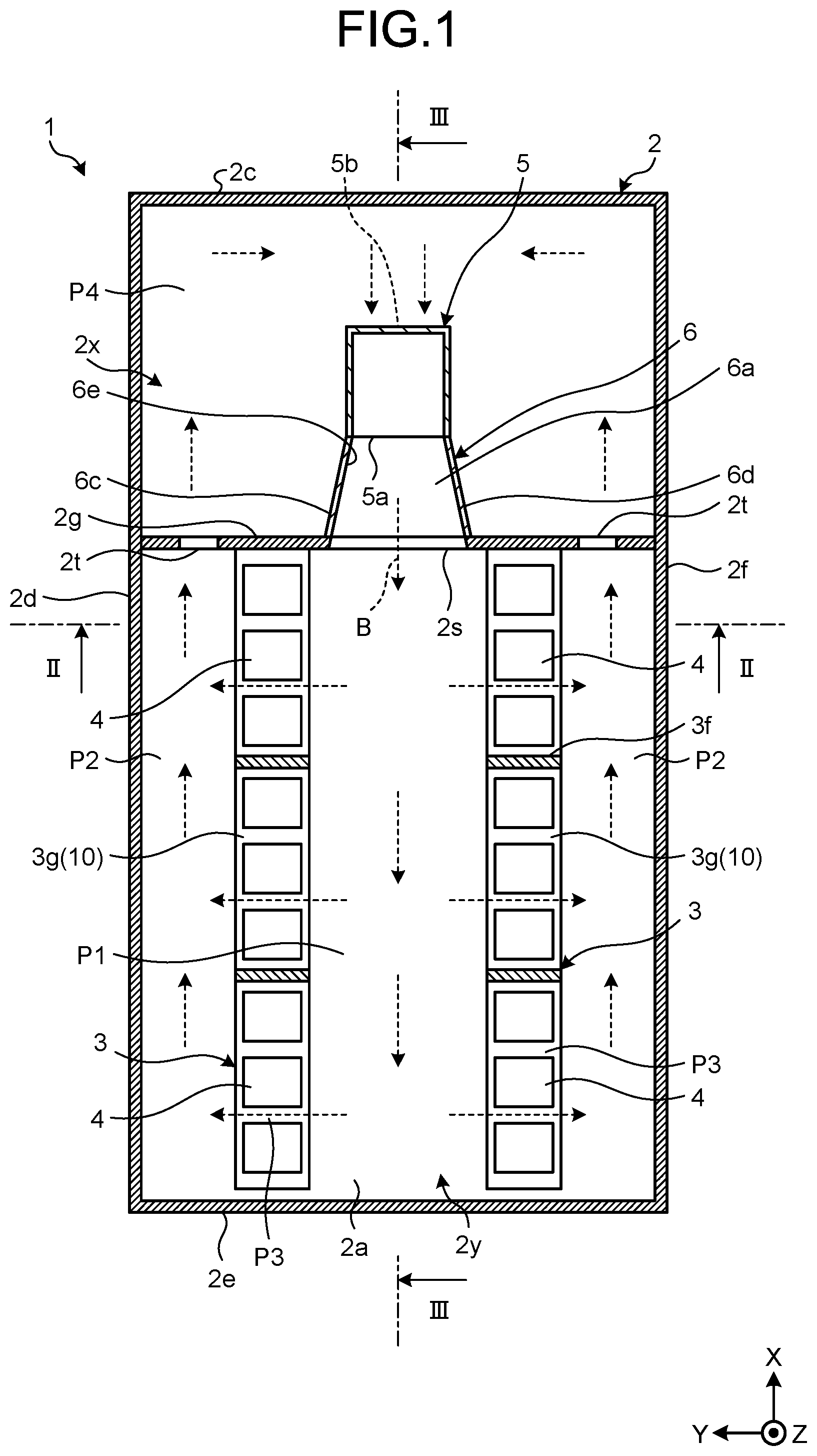 Patent US12100823 Figure 1 – Cooling system