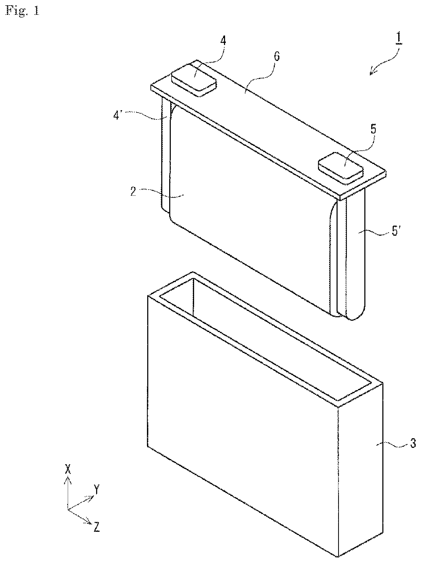 Patent US12100838 Figure 1 – Energy storage device and method for manufacturing energy storage device