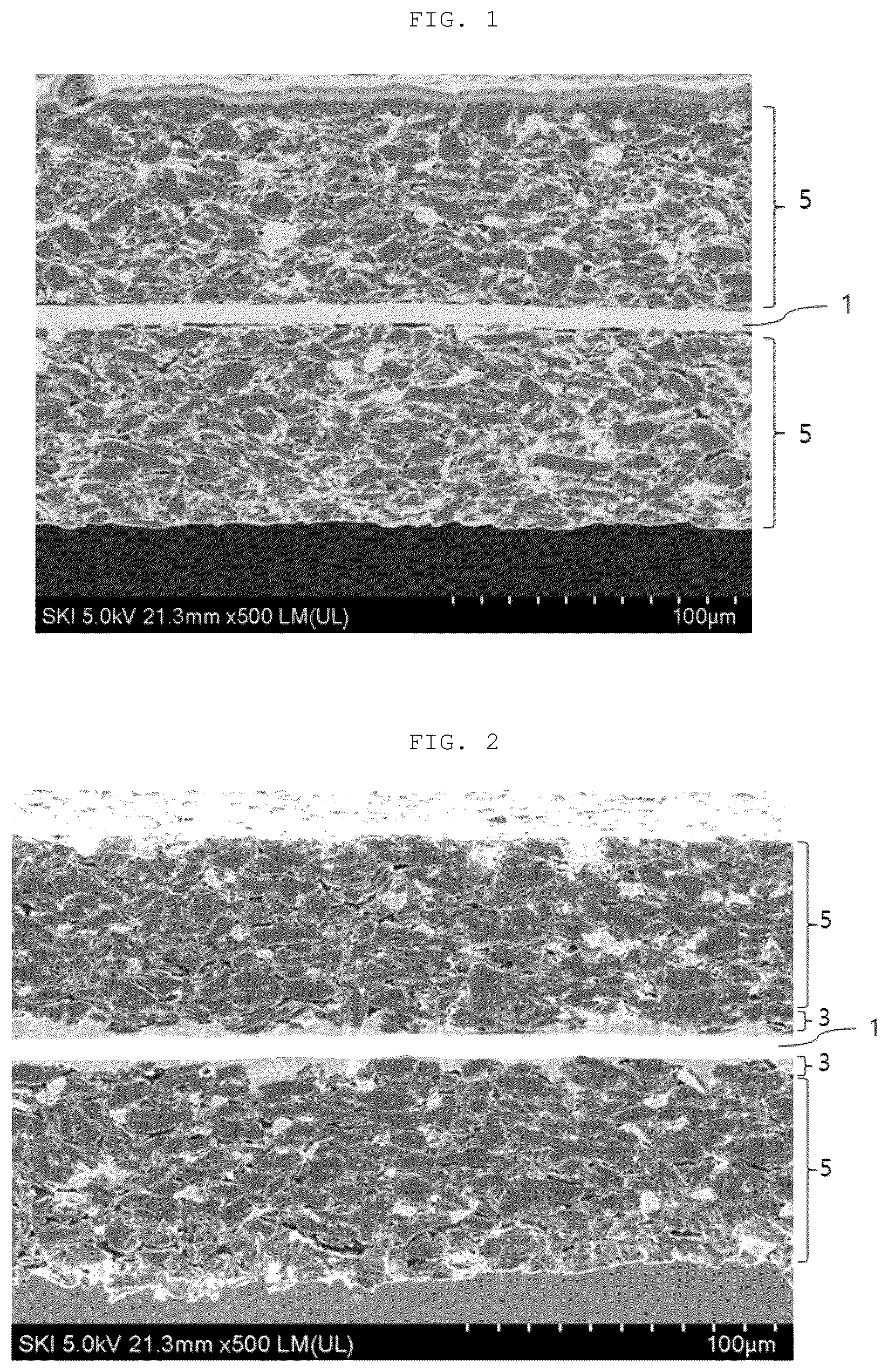 Patent US12100839 Figure 1 – Electrode for secondary battery having improved fast charging performance, method of manufacturing the same, and secondary battery including the same
