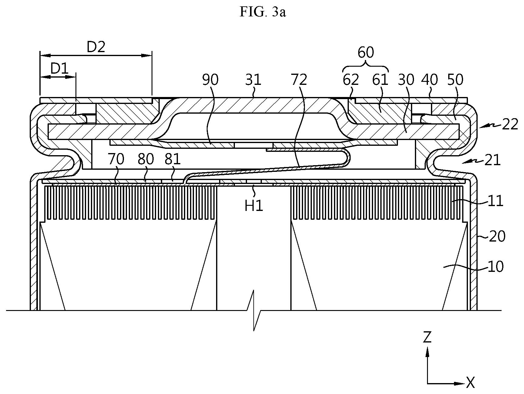 Patent US12100847 Figure 4 – Cylindrical battery cell, and battery pack and vehicle comprising same
