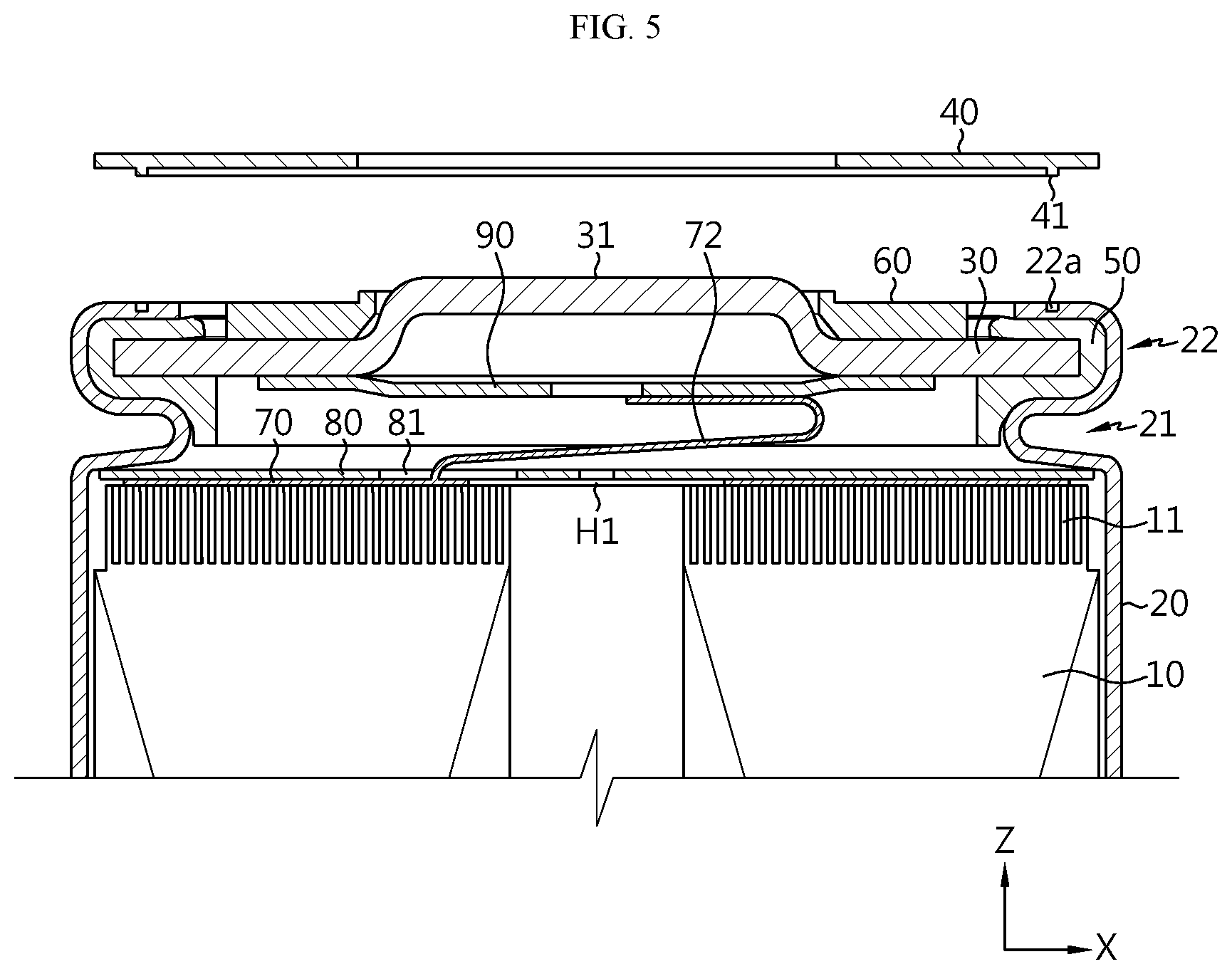 Patent US12100847 Figure 6 – Cylindrical battery cell, and battery pack and vehicle comprising same